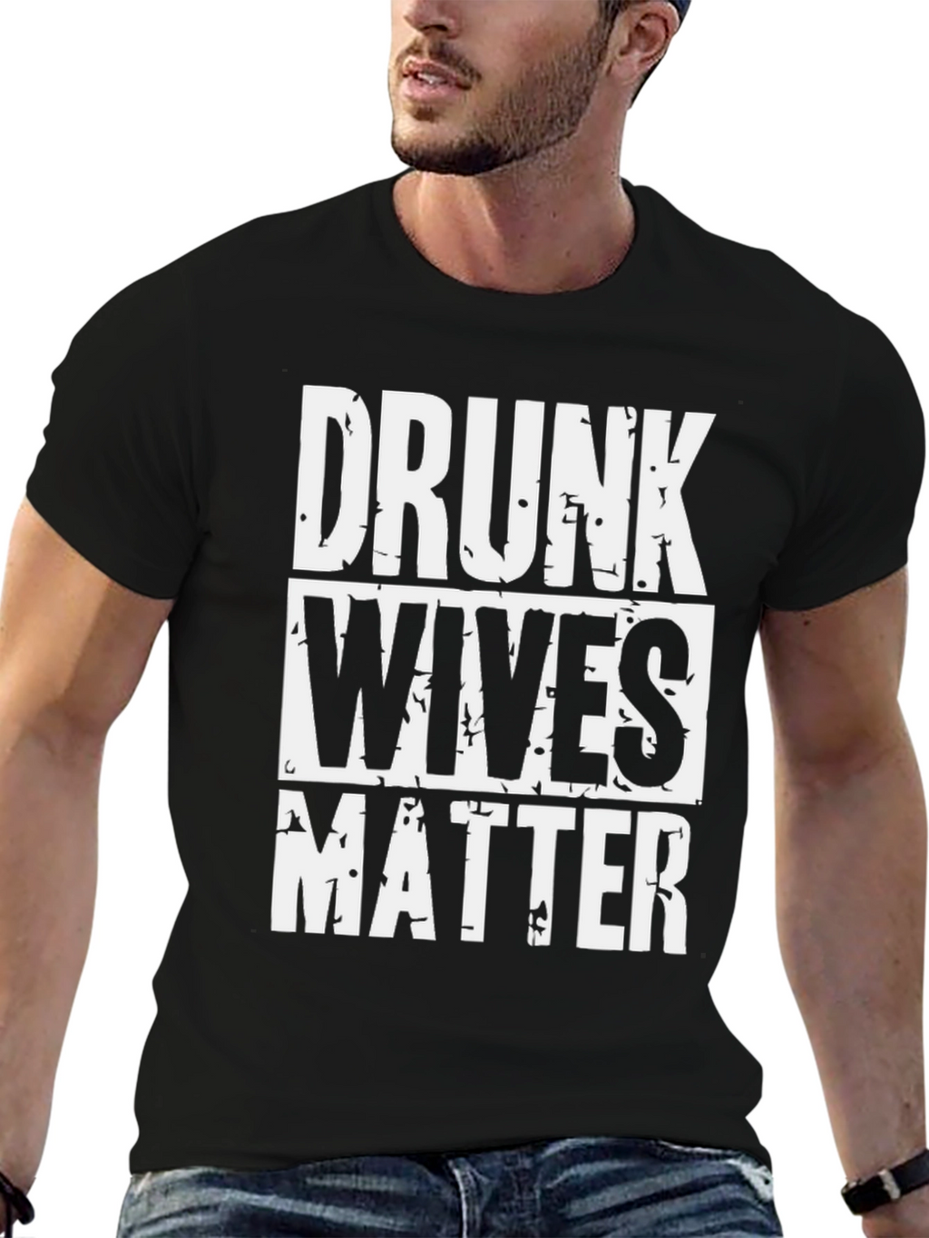 Drunk Wives Matter Graphic T-Shirt