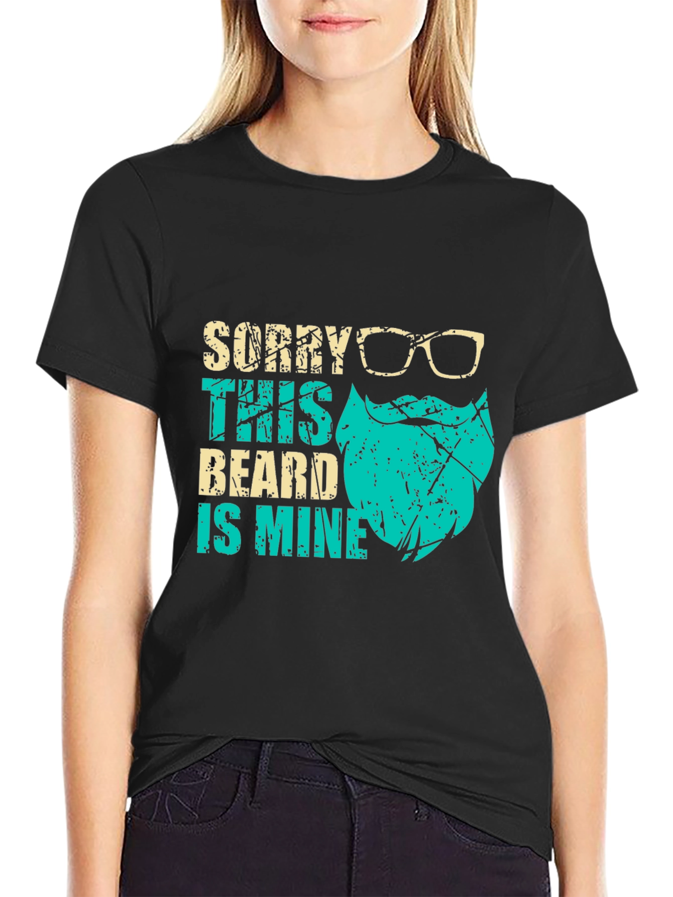 Bearded Humor Graphic Tee - Sorry This Beard is Mine