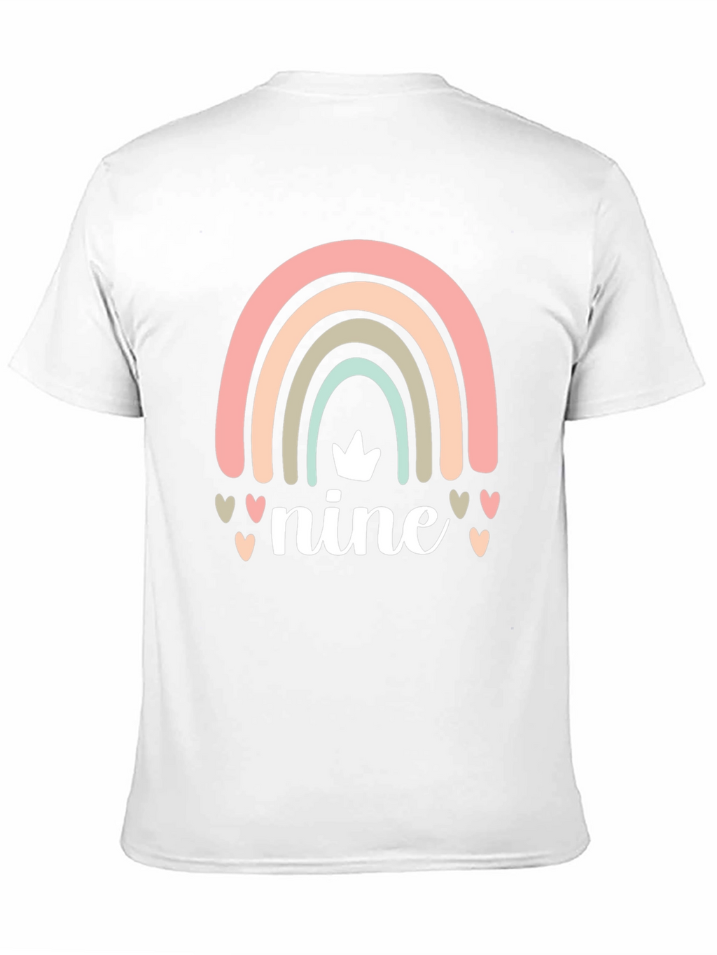 Nine Birthday Rainbow T-Shirt