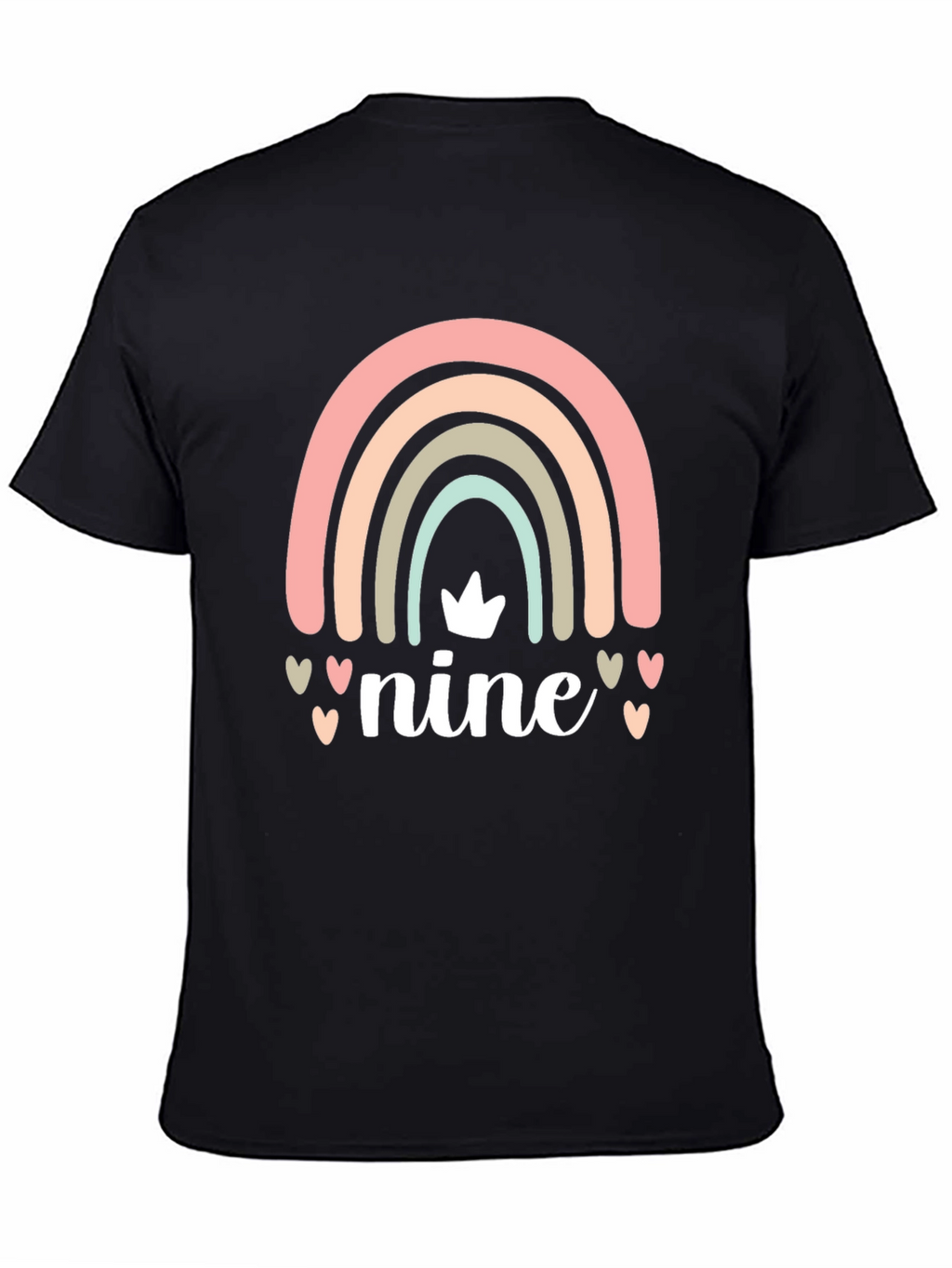 Nine Birthday Rainbow T-Shirt