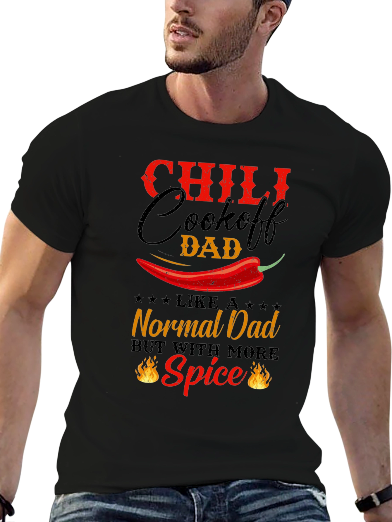 Spicy Dad Chili Cookoff T-Shirt