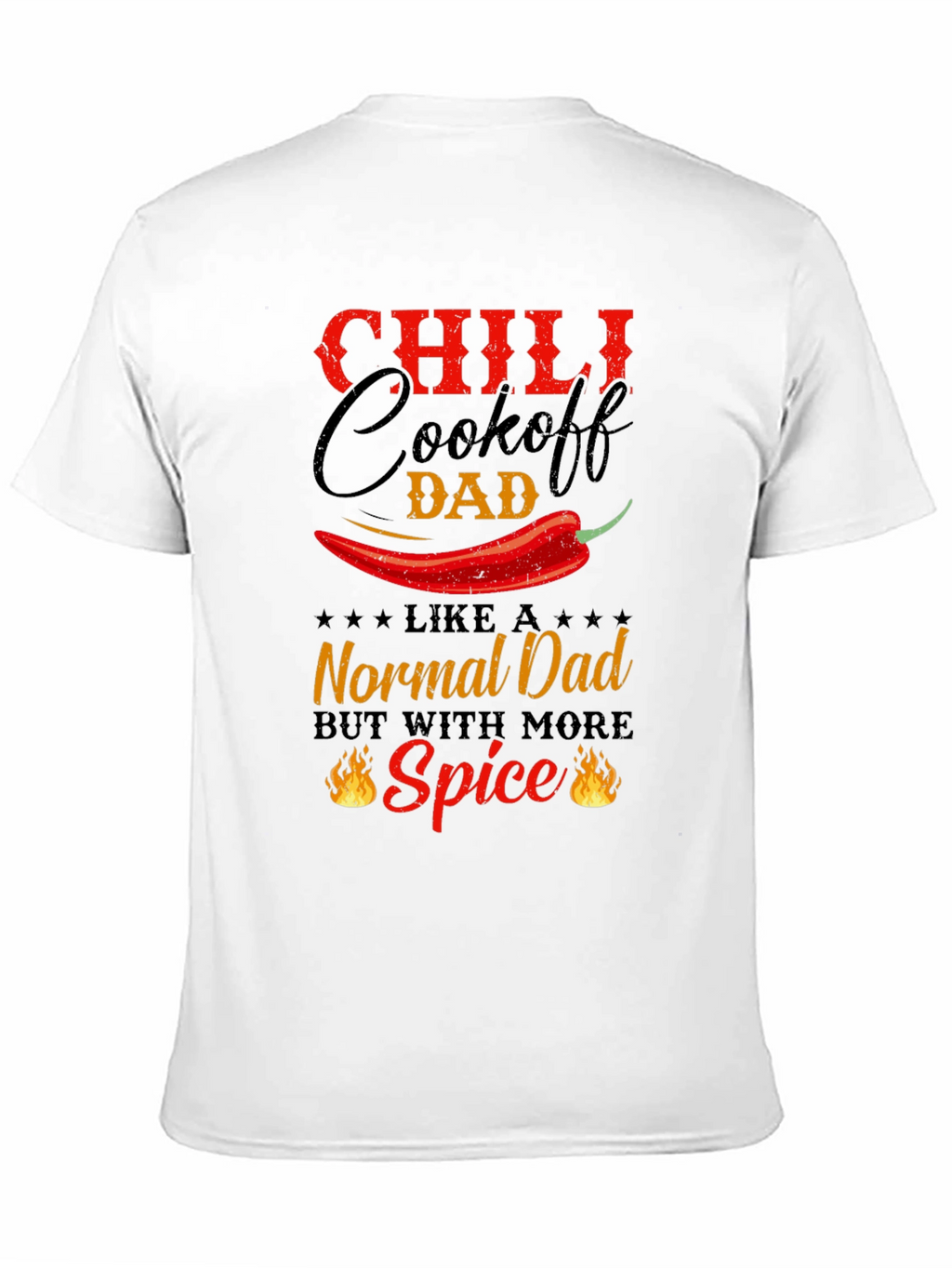 Spicy Dad Chili Cookoff T-Shirt