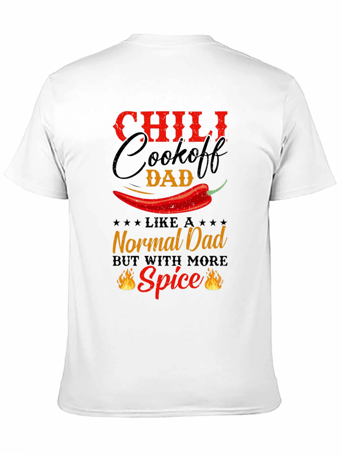 Spicy Dad Chili Cookoff T-Shirt