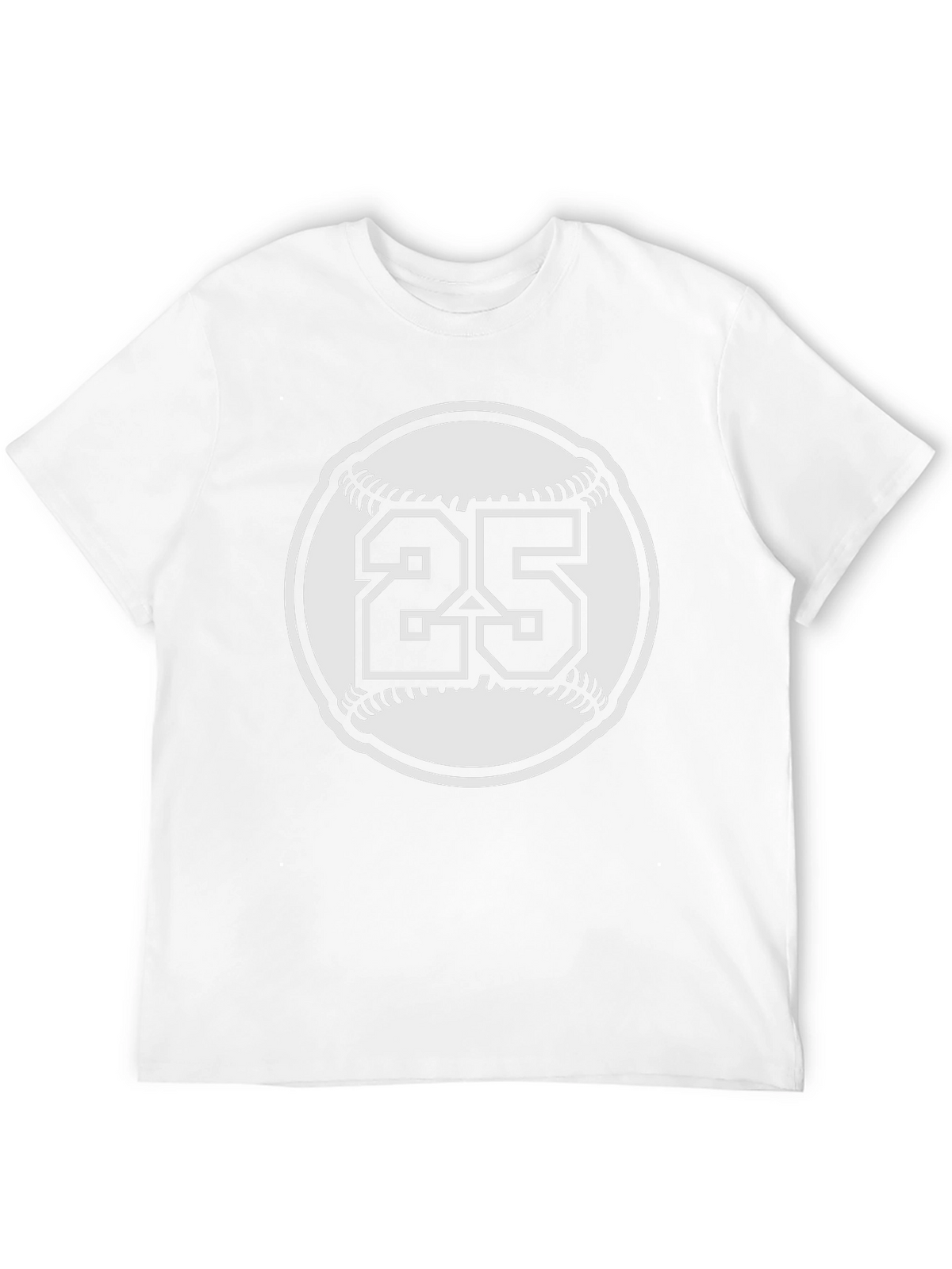 Baseball Number 25 Graphic Tee