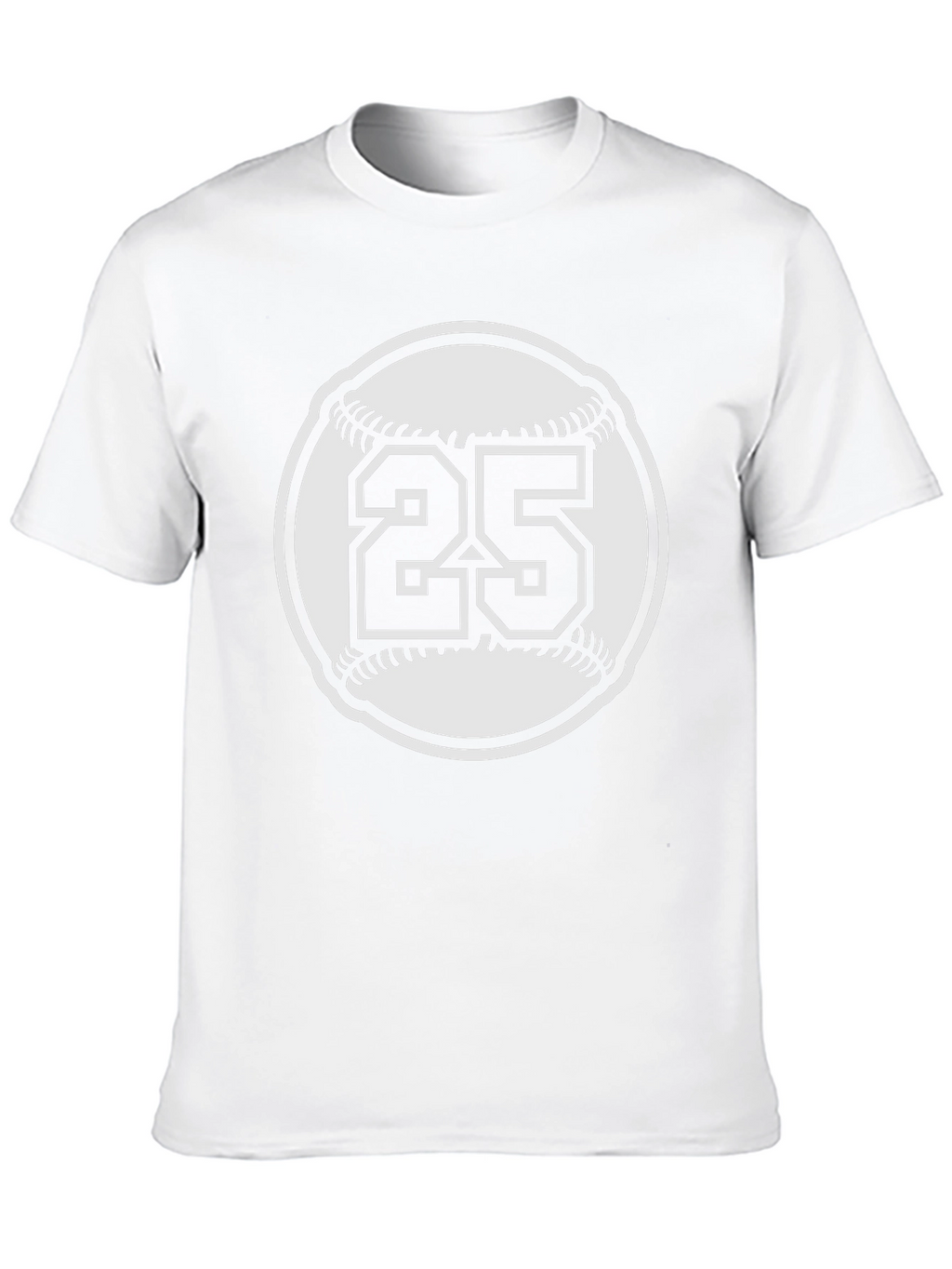 Baseball Number 25 Graphic Tee