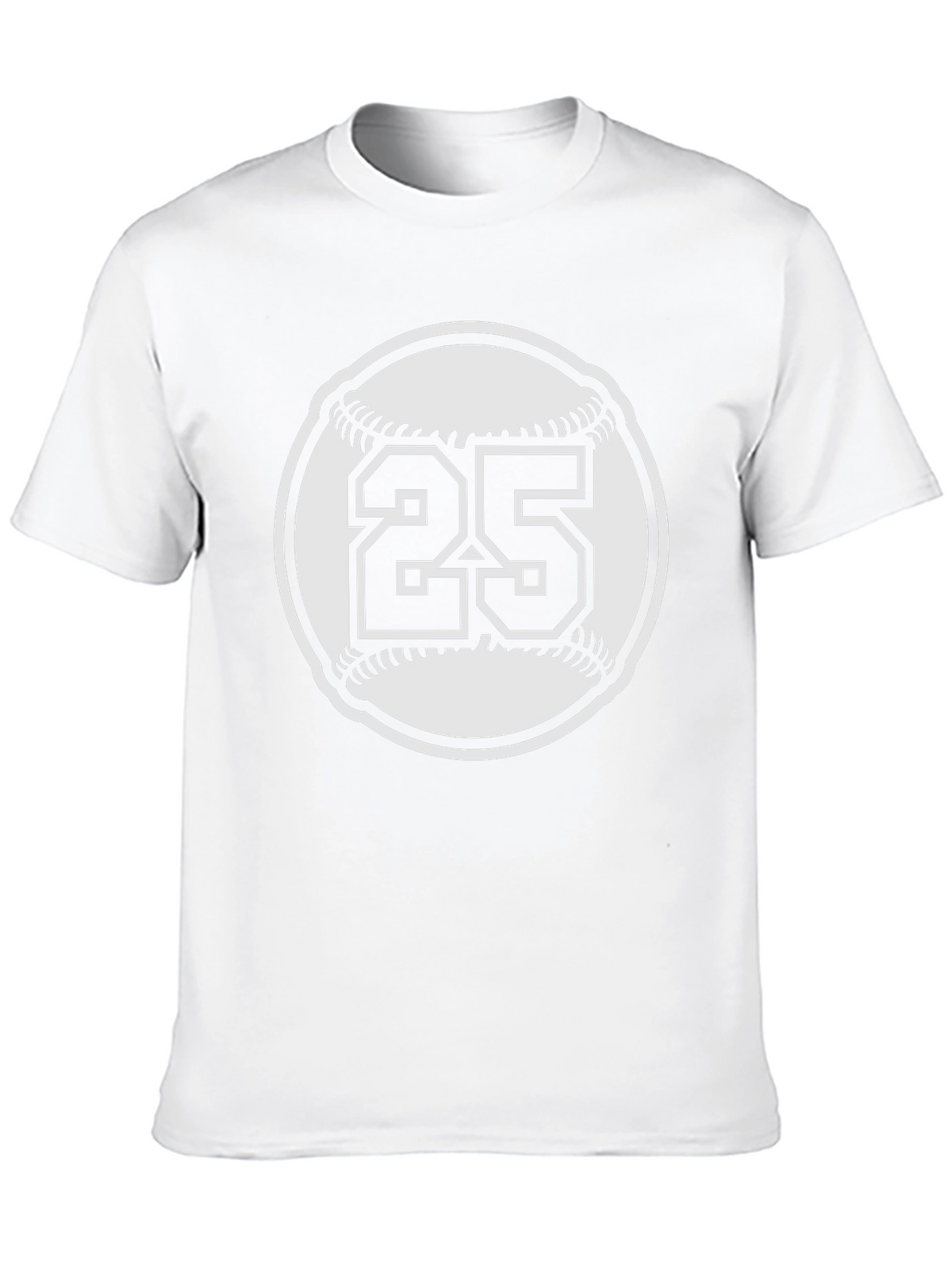 Baseball Number 25 Graphic Tee