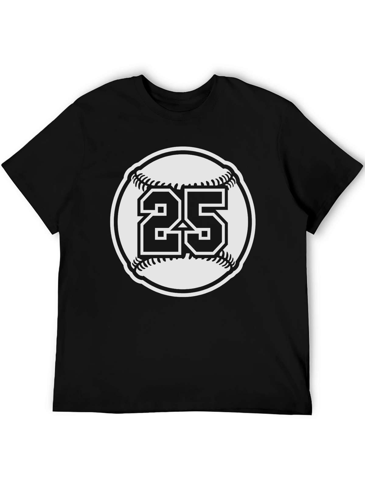 Baseball Number 25 Graphic Tee
