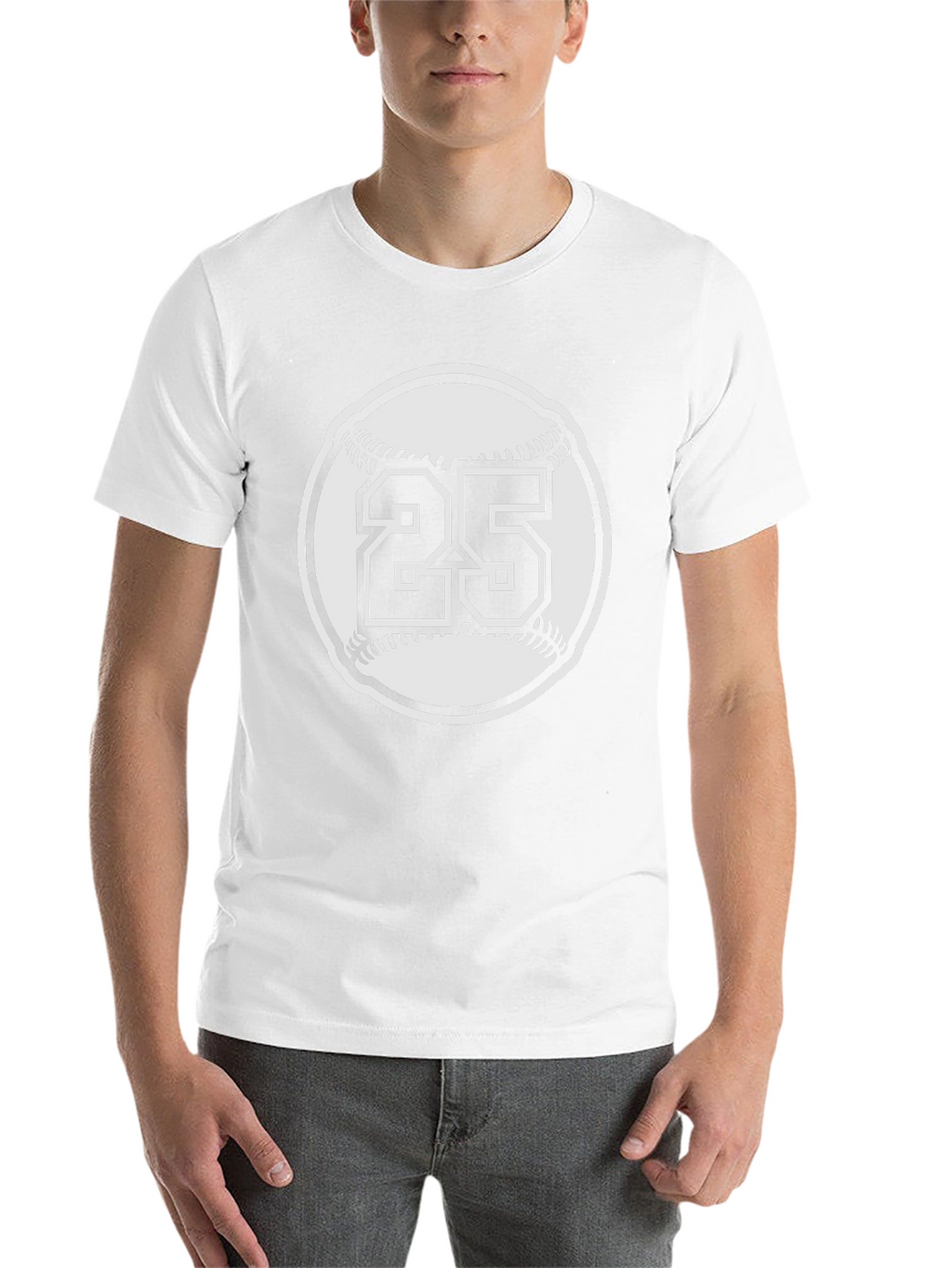 Baseball Number 25 Graphic Tee