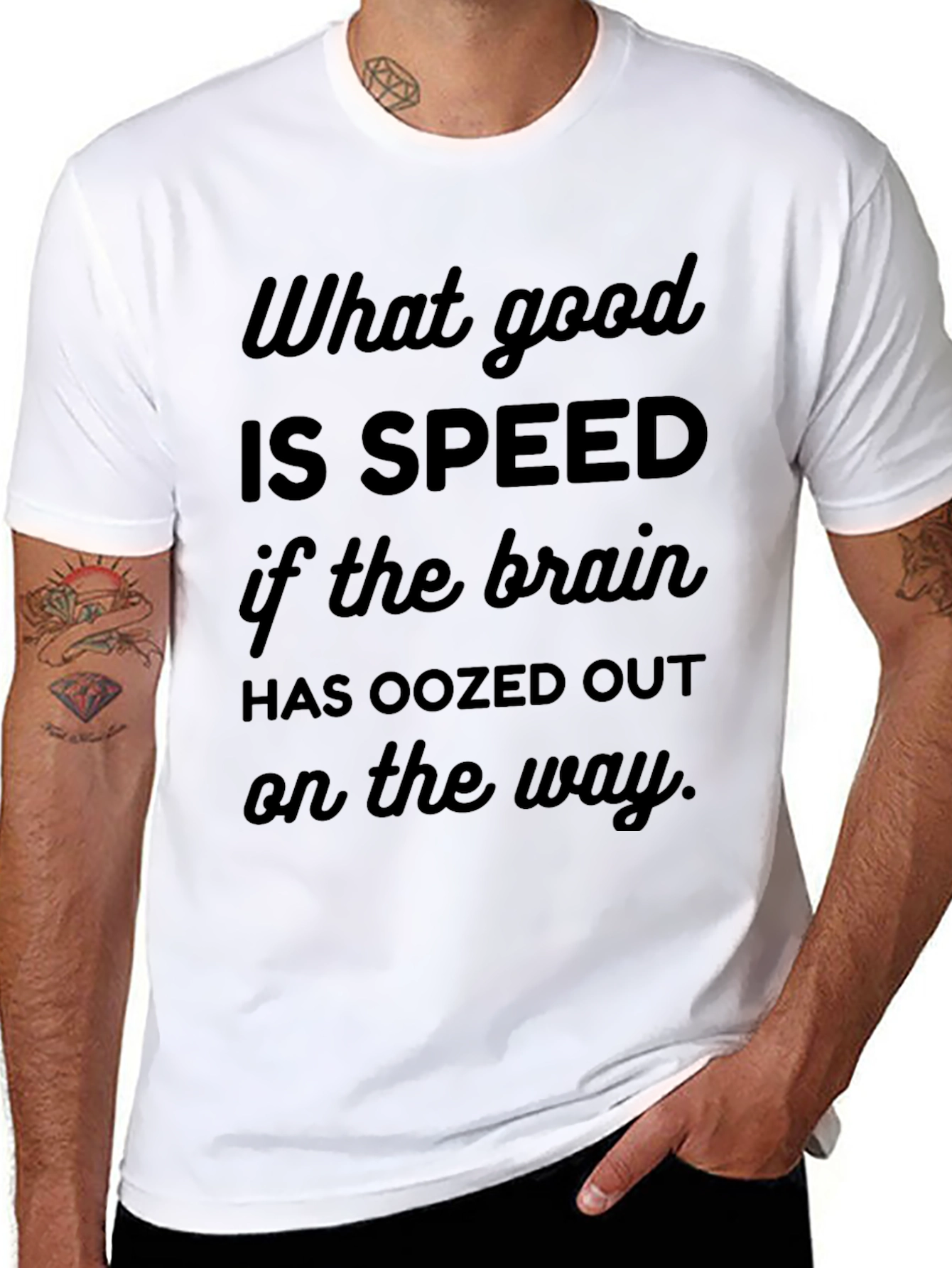 Speed T-Shirt: Brain Humor Tee