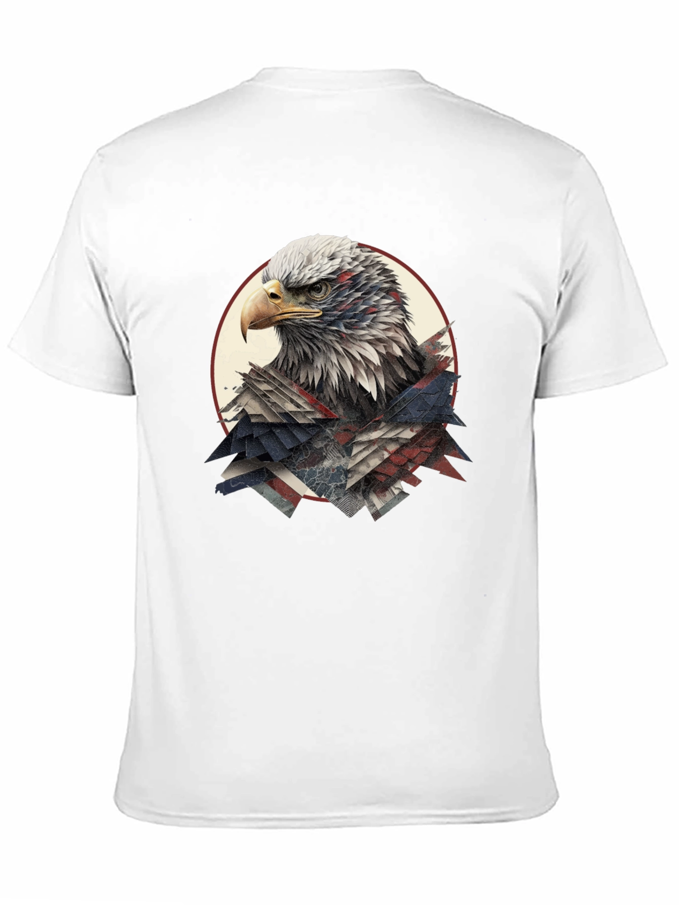 American Eagle Graphic Print Mens Black T-Shirt