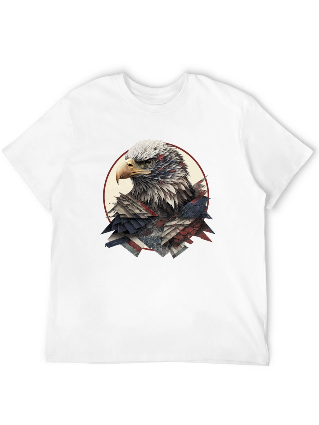 American Eagle Graphic Print Mens Black T-Shirt