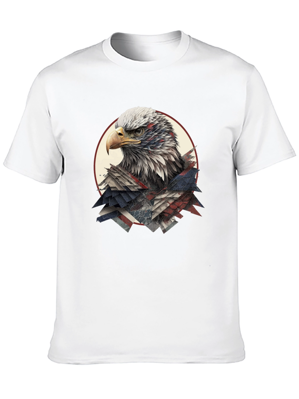 American Eagle Graphic Print Mens Black T-Shirt