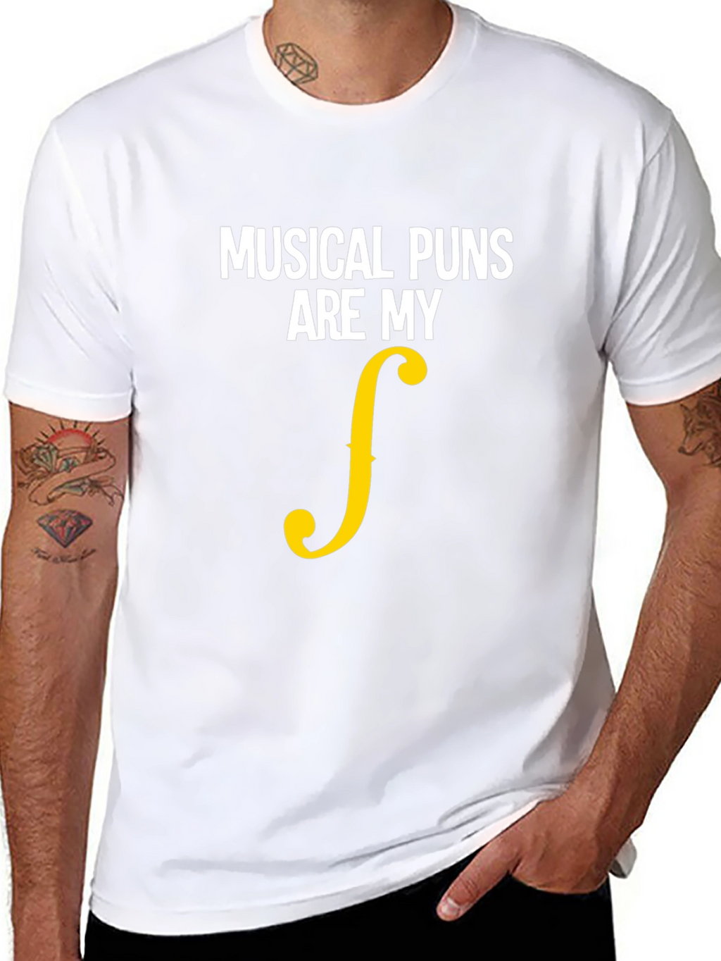 Musical Puns Are My Forte Funny T-Shirt