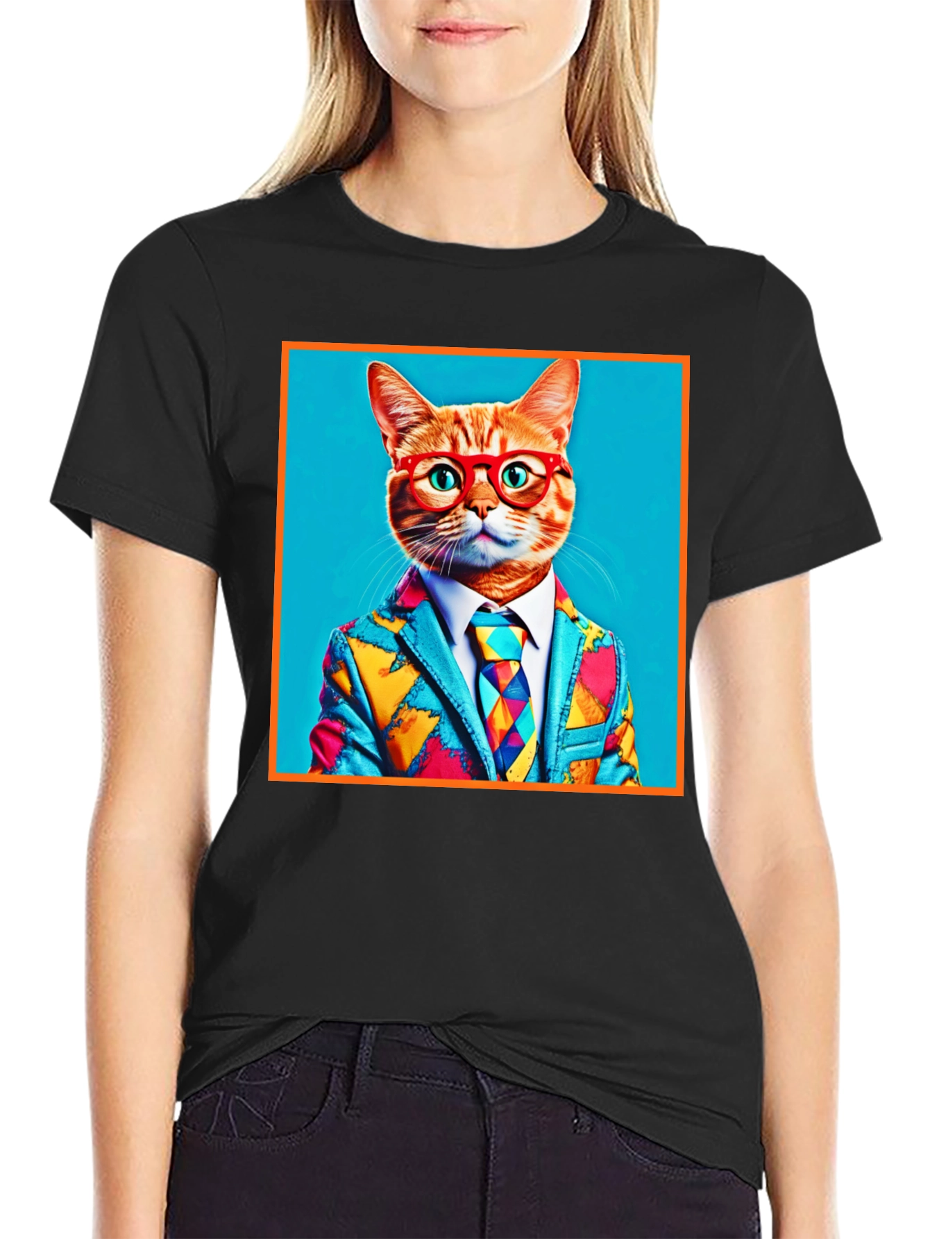 Cool Cat Suit Graphic T-Shirt - Novelty Menswear