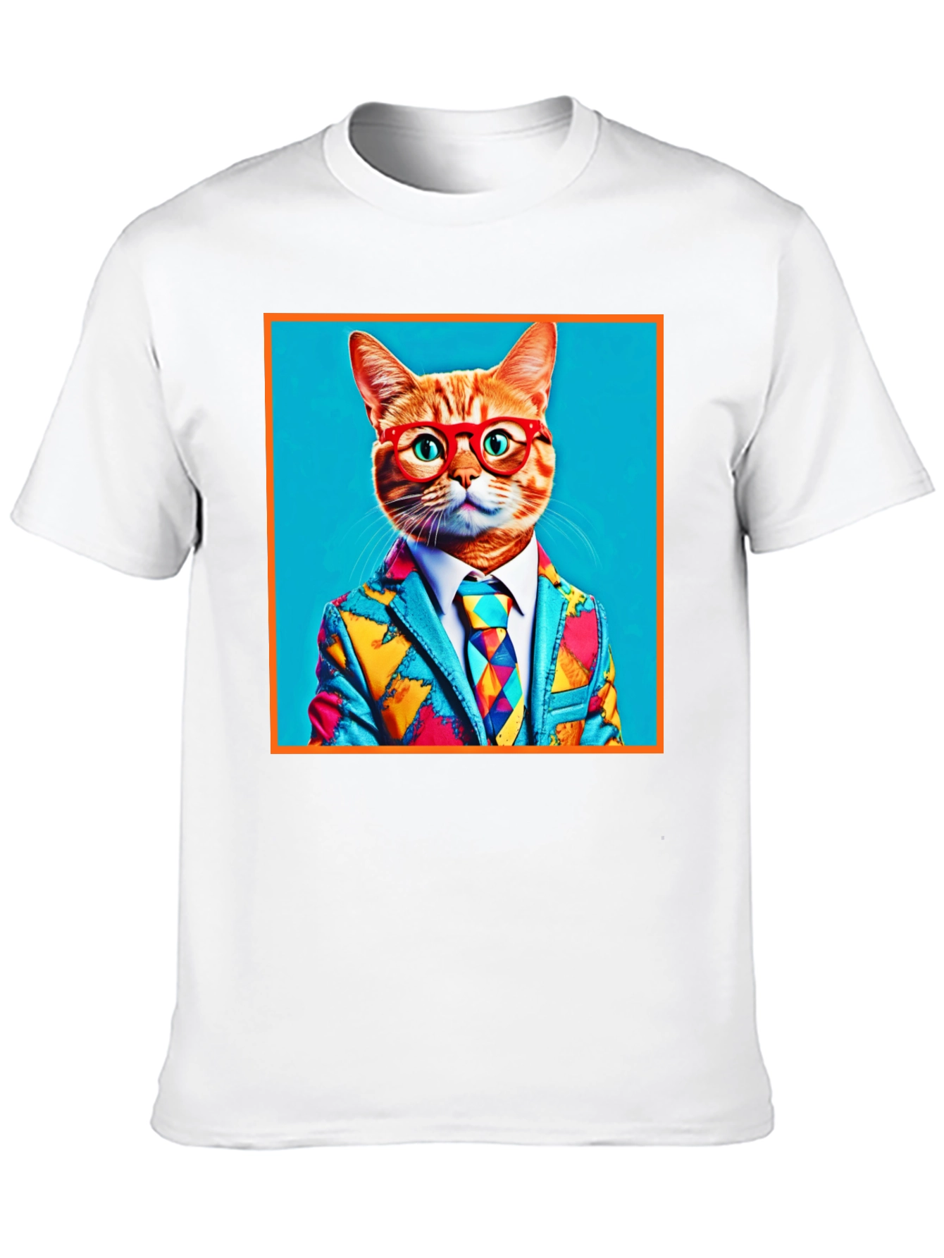 Cool Cat Suit Graphic T-Shirt - Novelty Menswear
