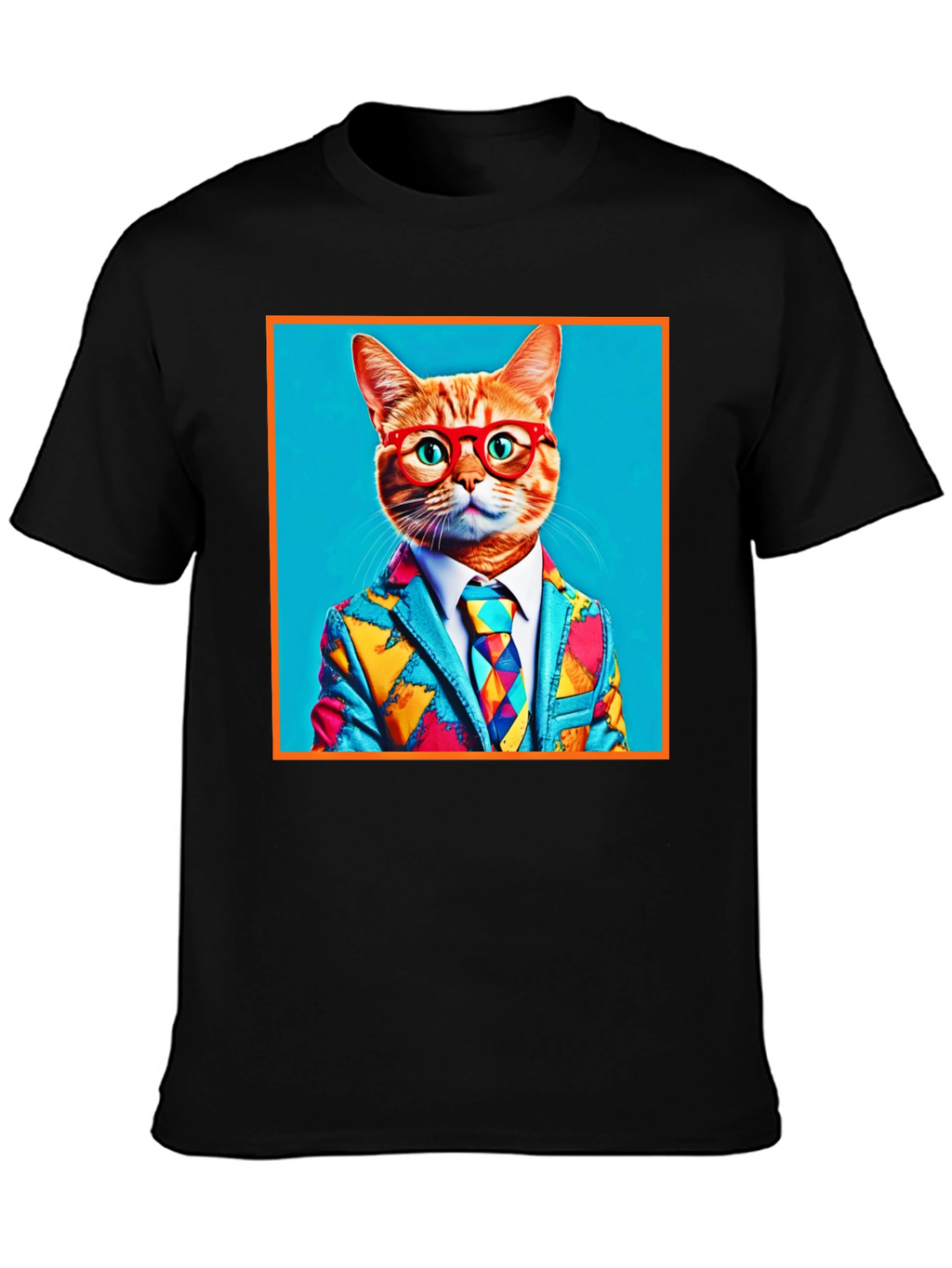 Cool Cat Suit Graphic T-Shirt - Novelty Menswear
