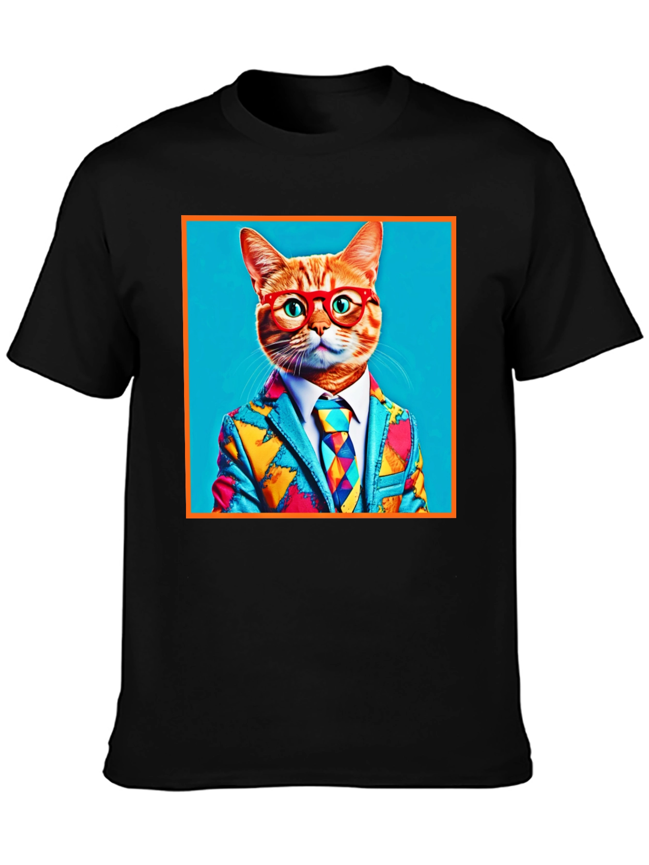 Cool Cat Suit Graphic T-Shirt - Novelty Menswear