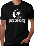 Astro Enthusiast Cat Telescope T-Shirt