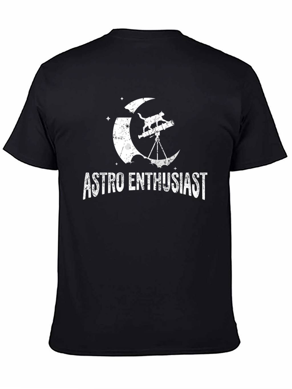 Astro Enthusiast Cat Telescope T-Shirt