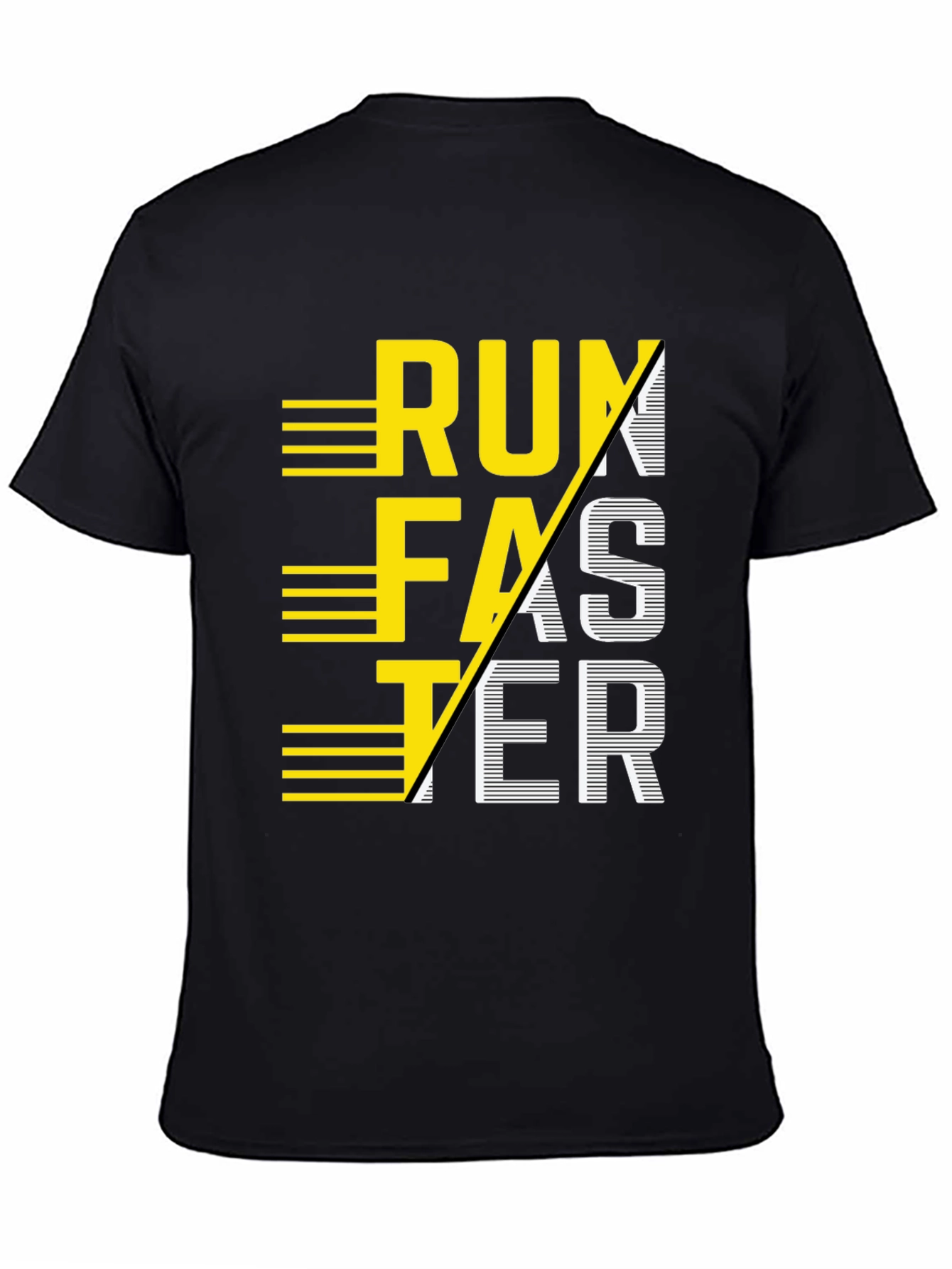Run Faster Graphic Tee - Athletic Motivation Shirt