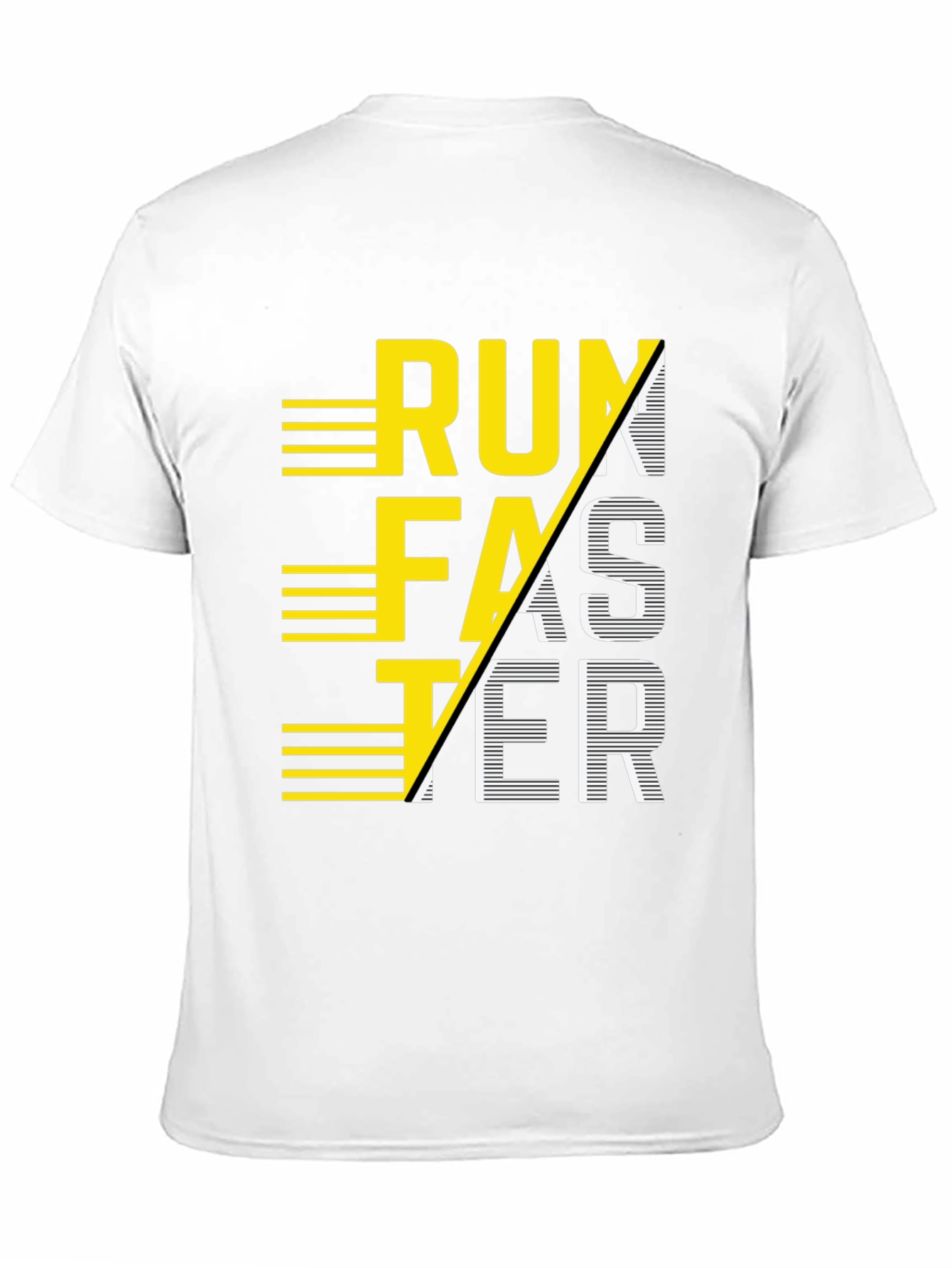 Run Faster Graphic Tee - Athletic Motivation Shirt
