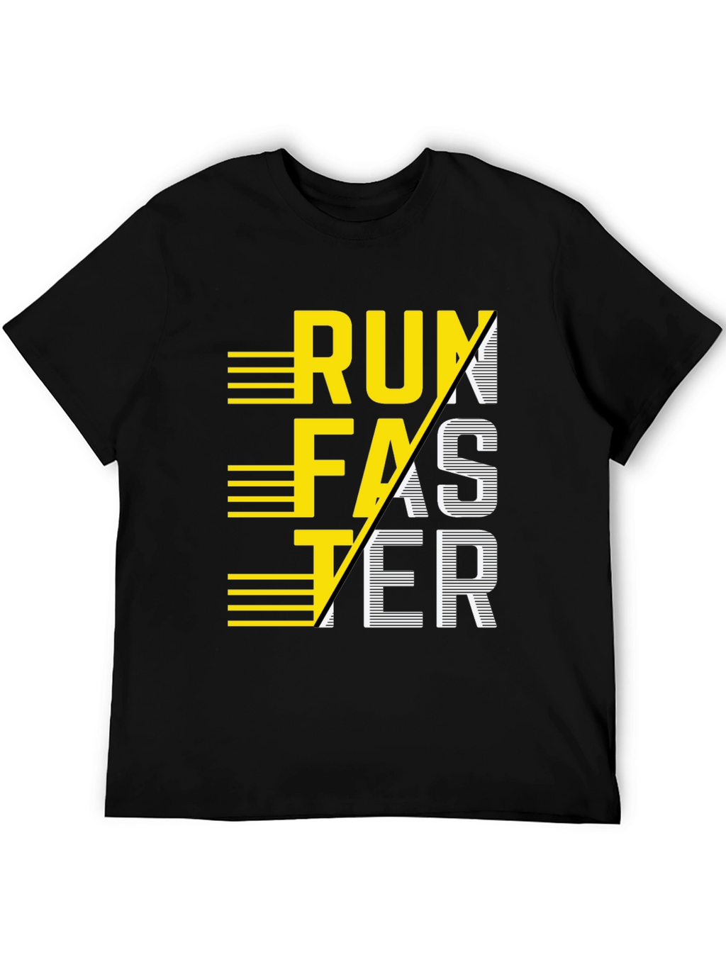 Run Faster Graphic Tee - Athletic Motivation Shirt