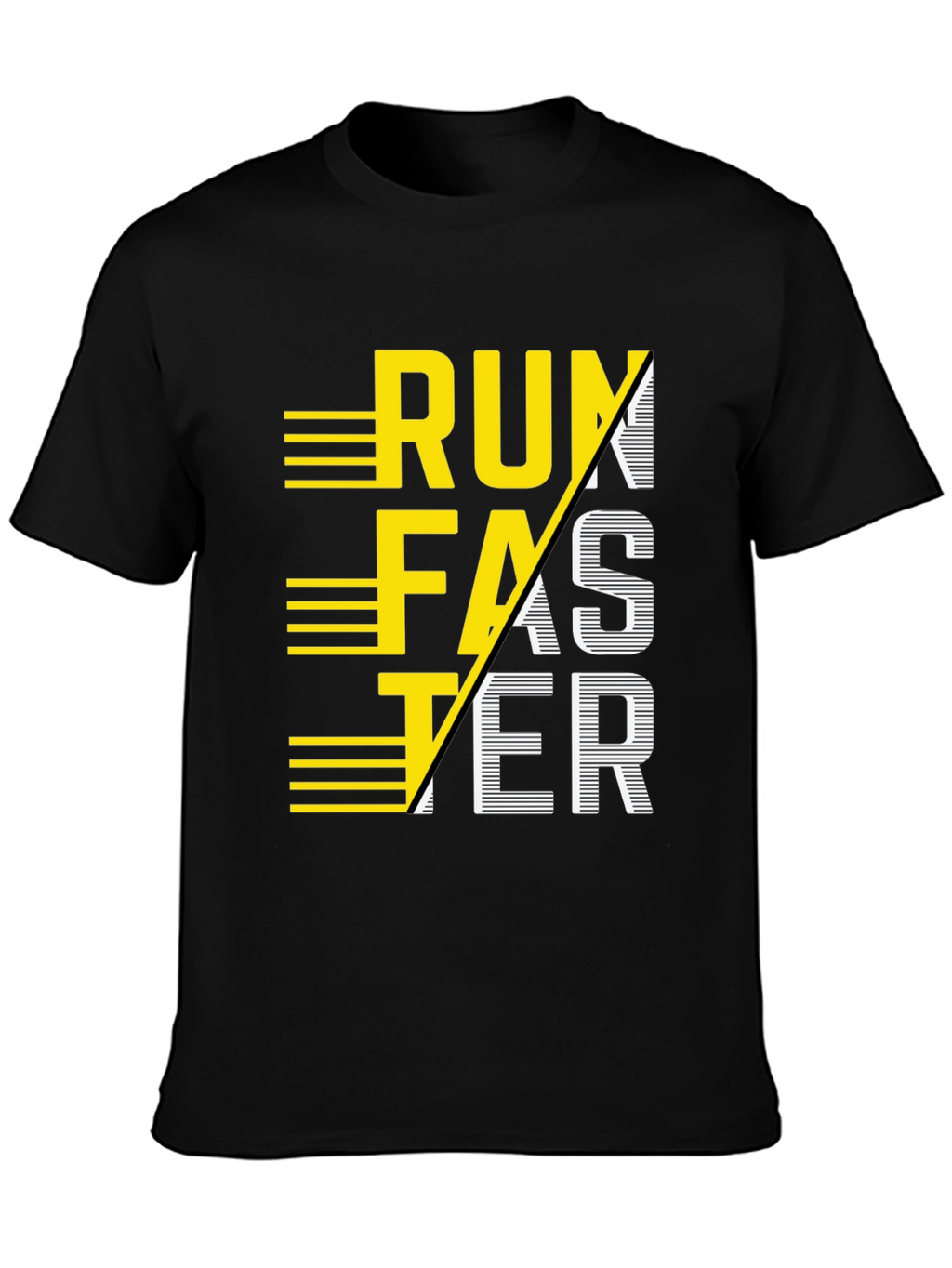 Run Faster Graphic Tee - Athletic Motivation Shirt