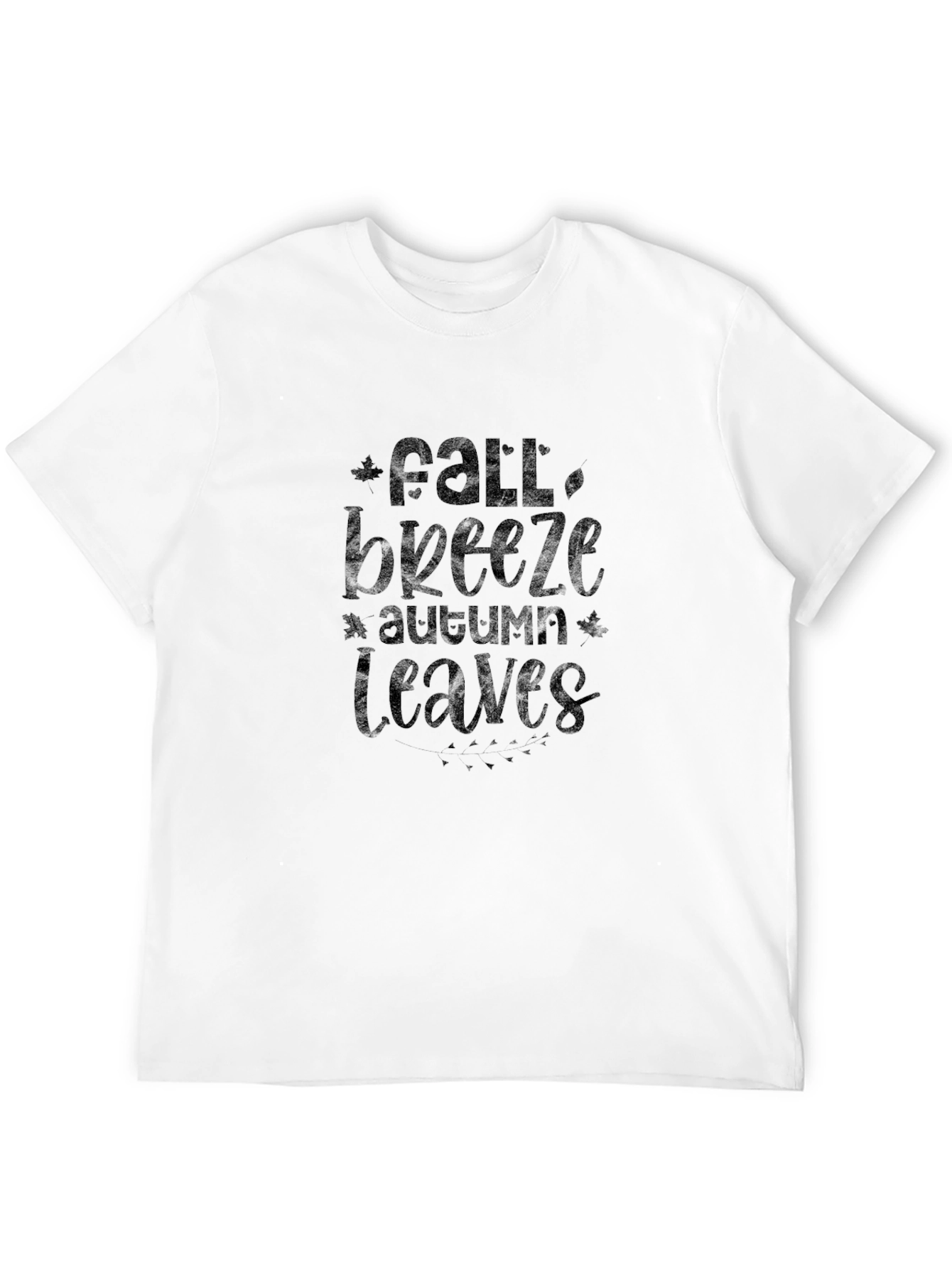 Fall Breeze Autumn Leaves Graphic T-Shirt