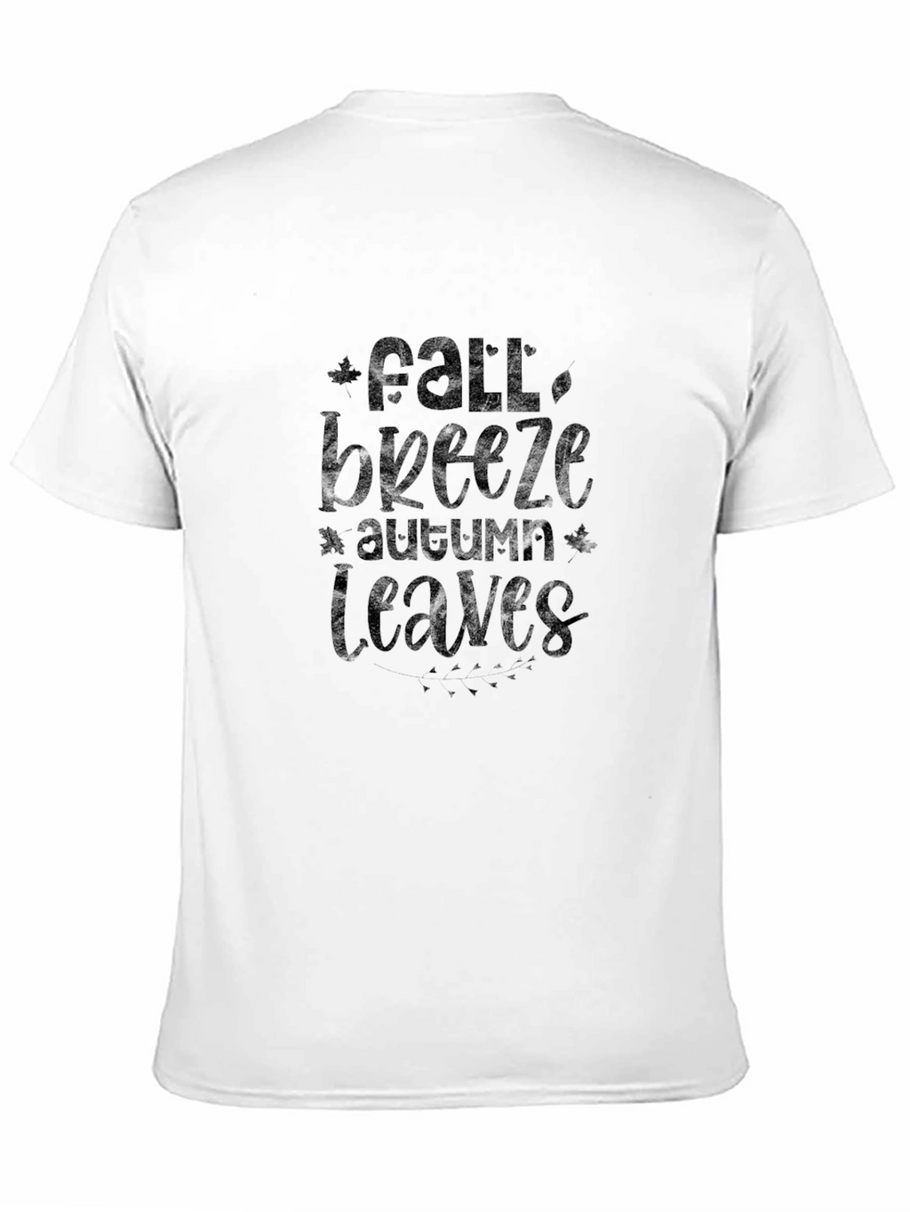 Fall Breeze Autumn Leaves Graphic T-Shirt