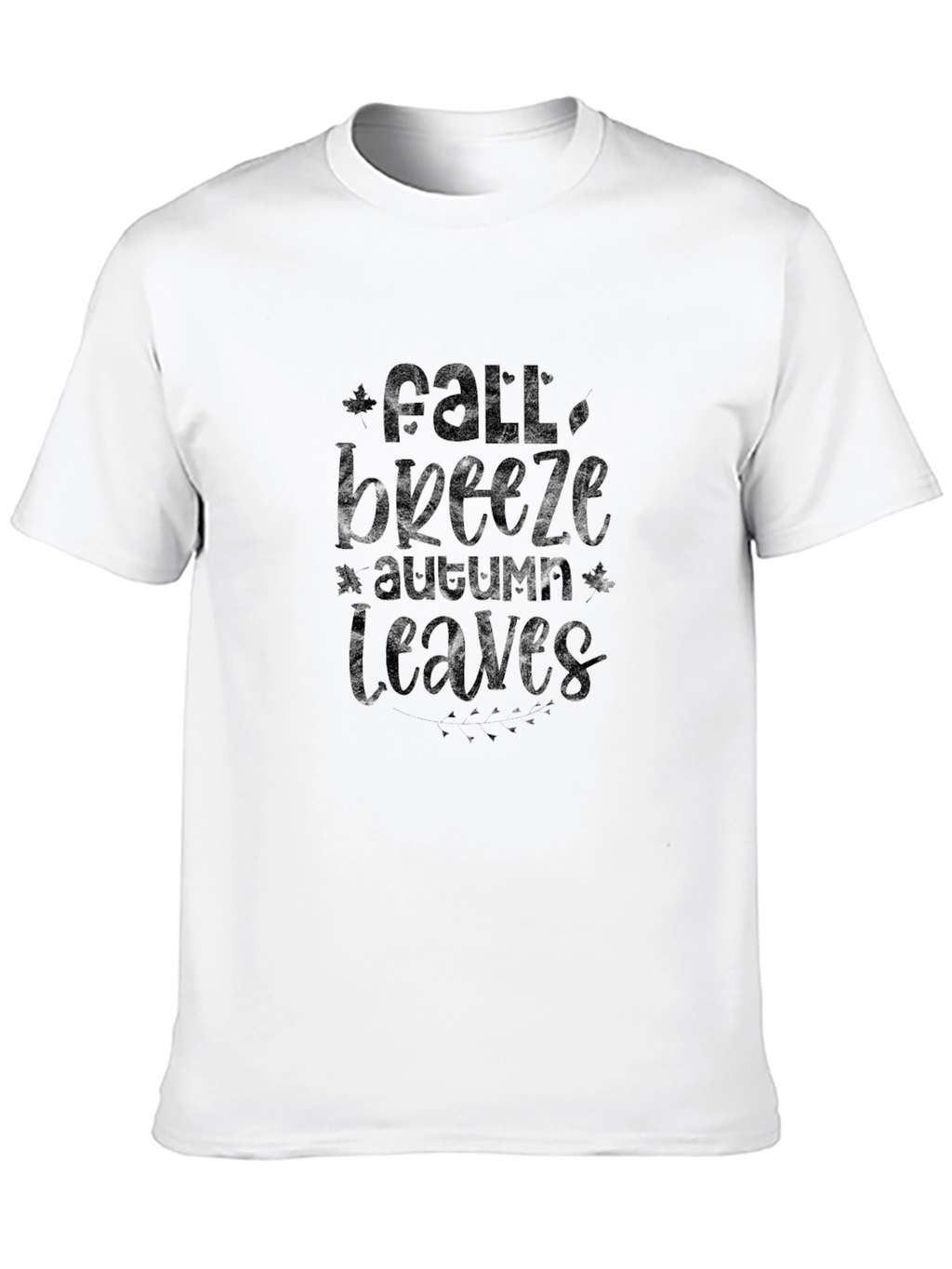 Fall Breeze Autumn Leaves Graphic T-Shirt