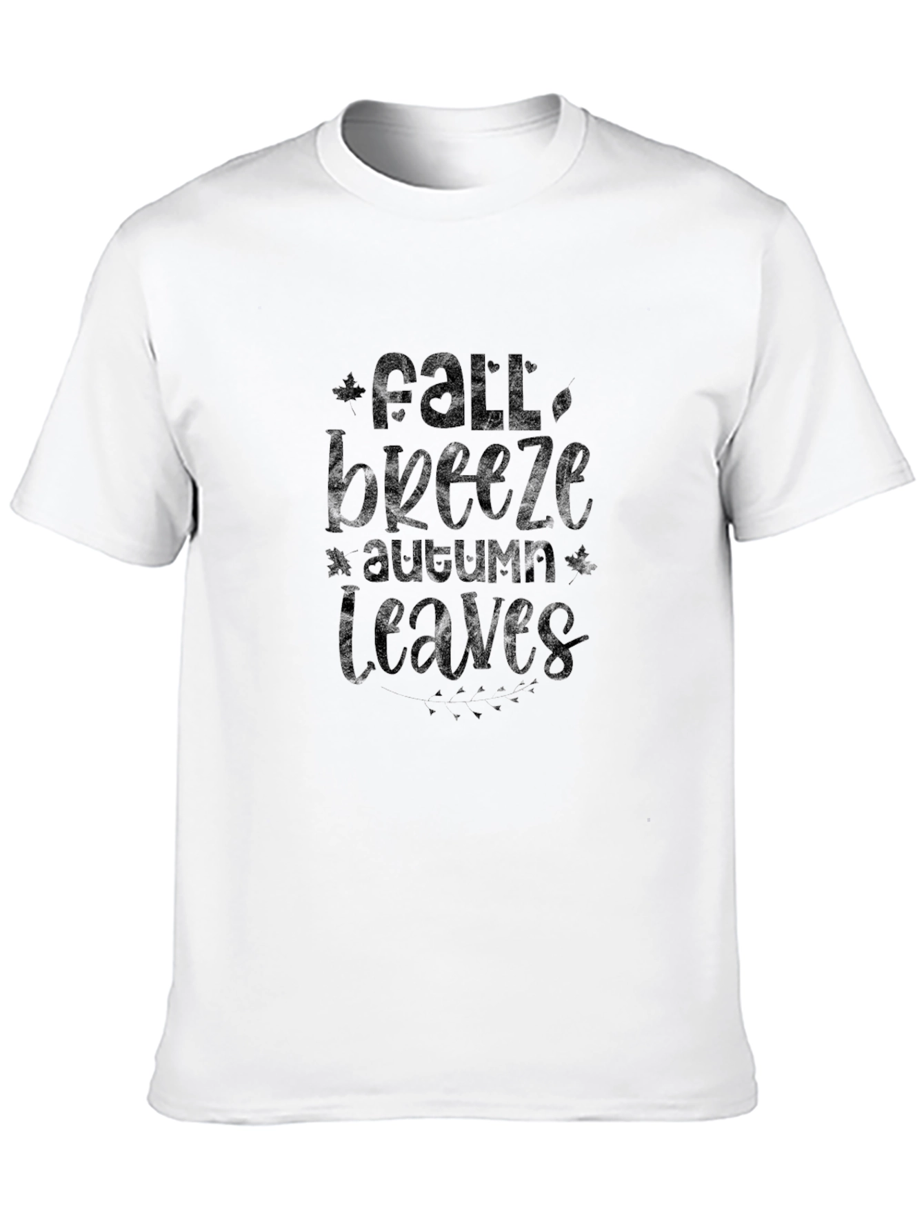 Fall Breeze Autumn Leaves Graphic T-Shirt