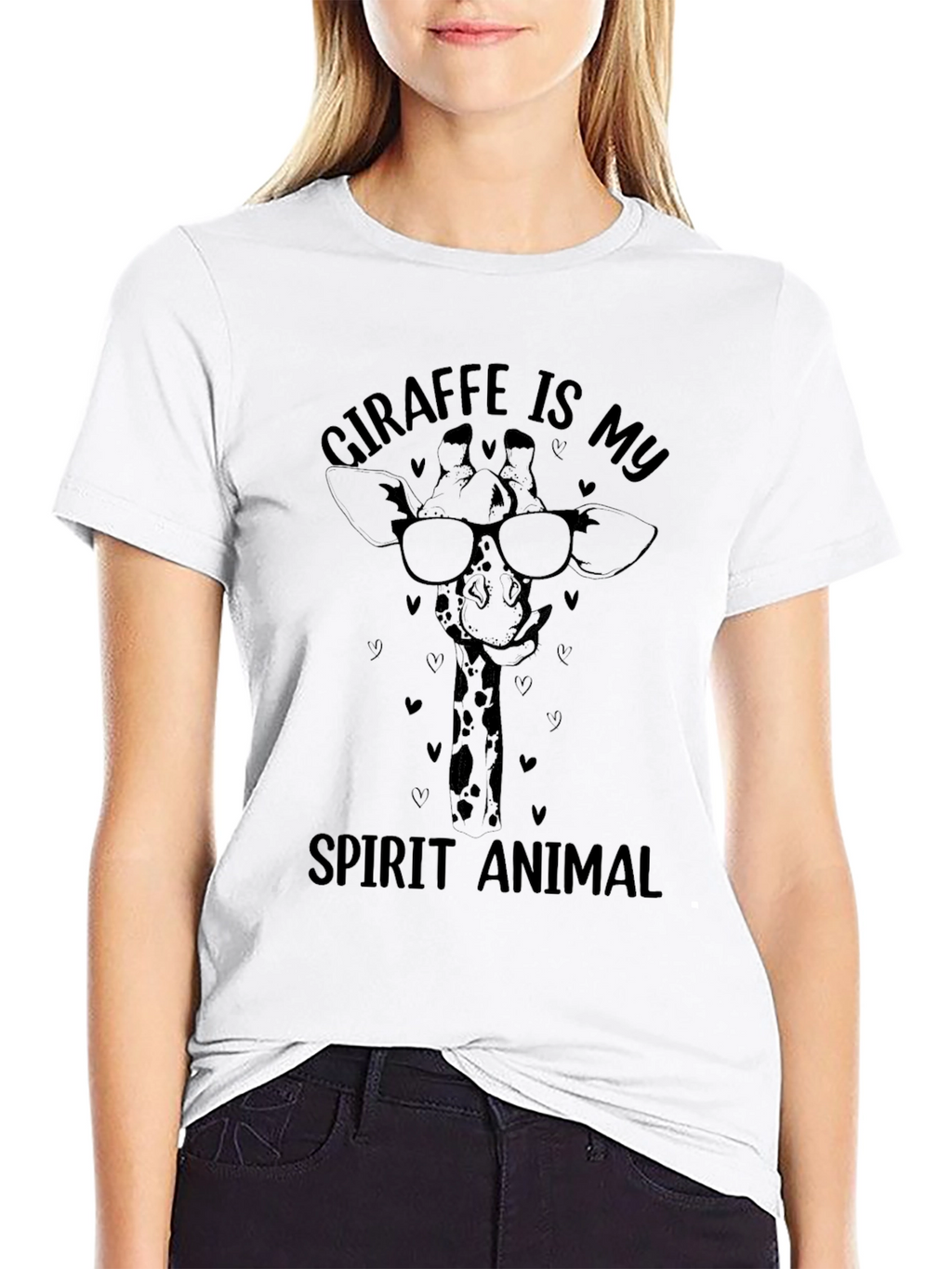 Giraffe Spirit Animal Graphic Tee