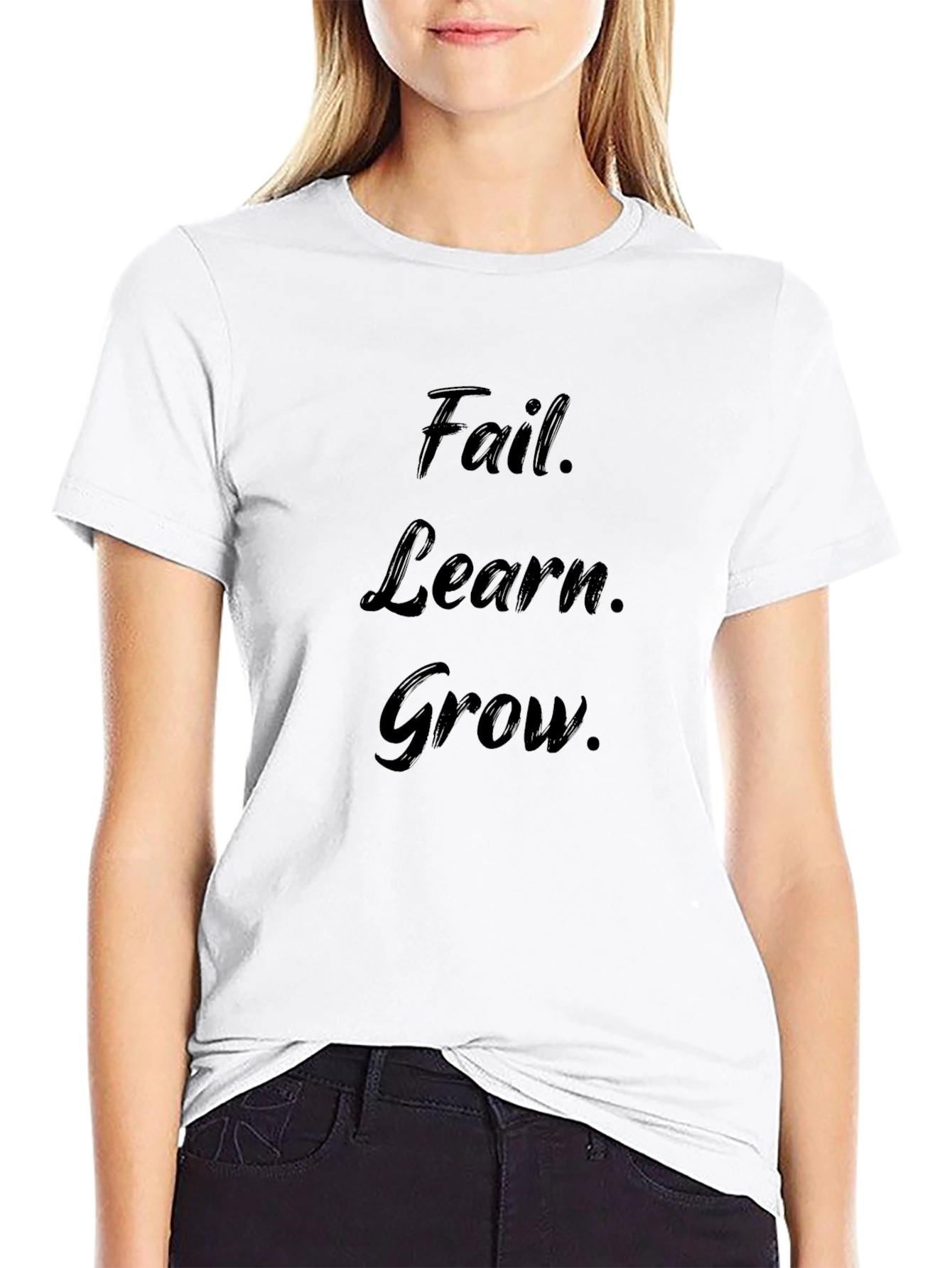 Fail Learn Grow Motivational T-Shirt