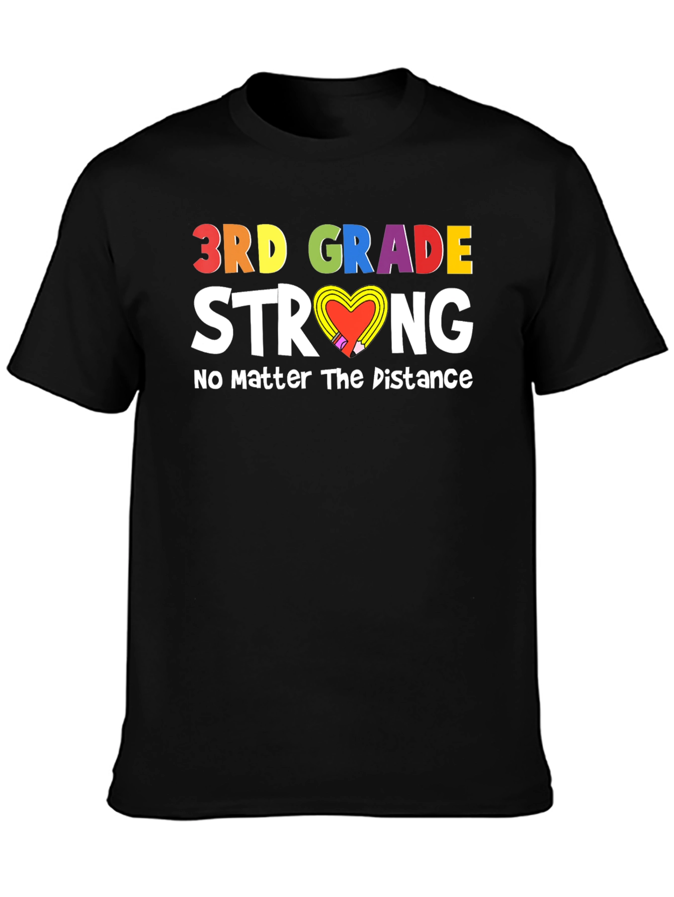 3rd Grade Strong T-Shirt Back to School Teacher Student Tee