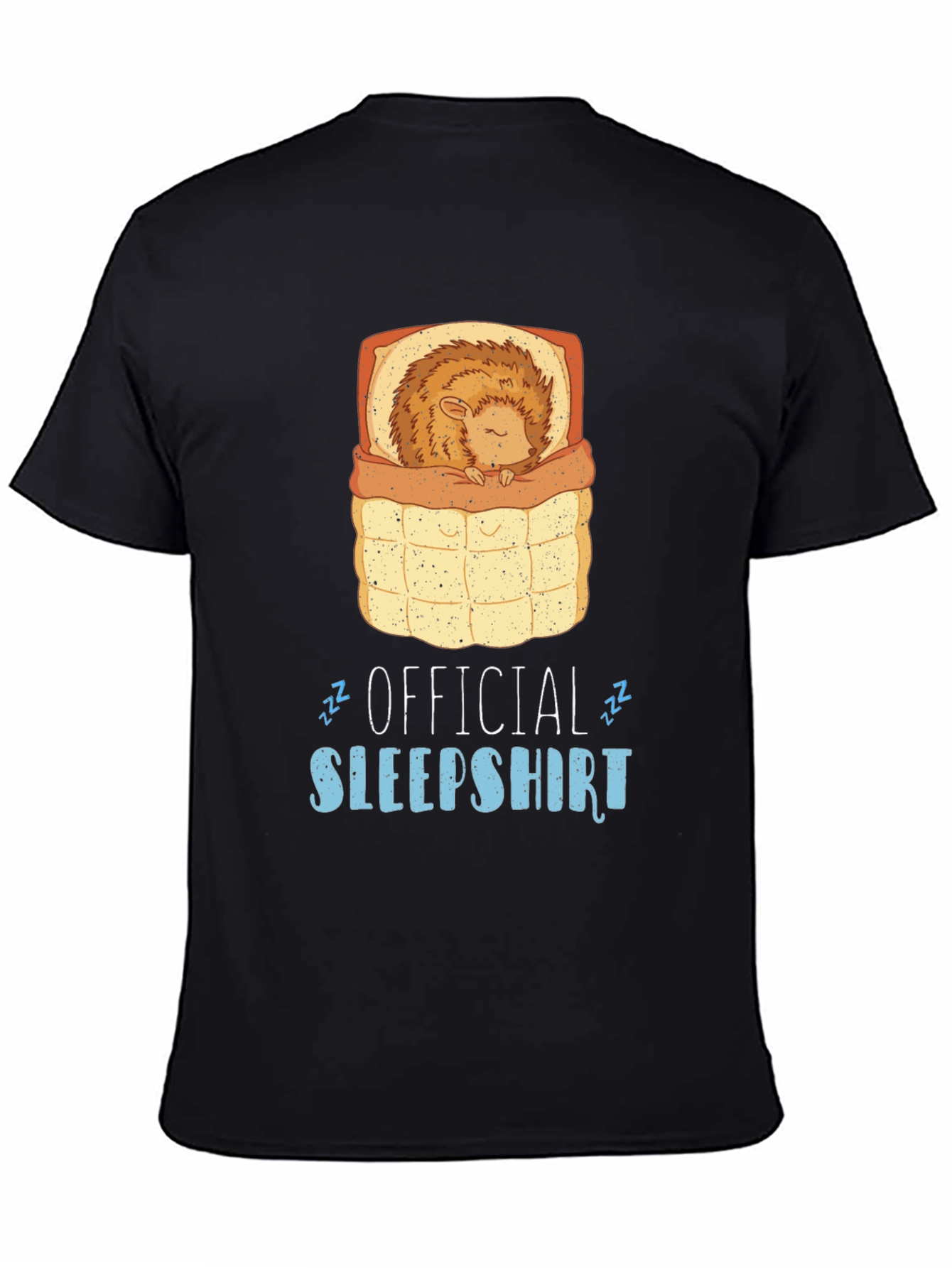 Official Sleepshirt Funny Hedgehog Pajama T-Shirt