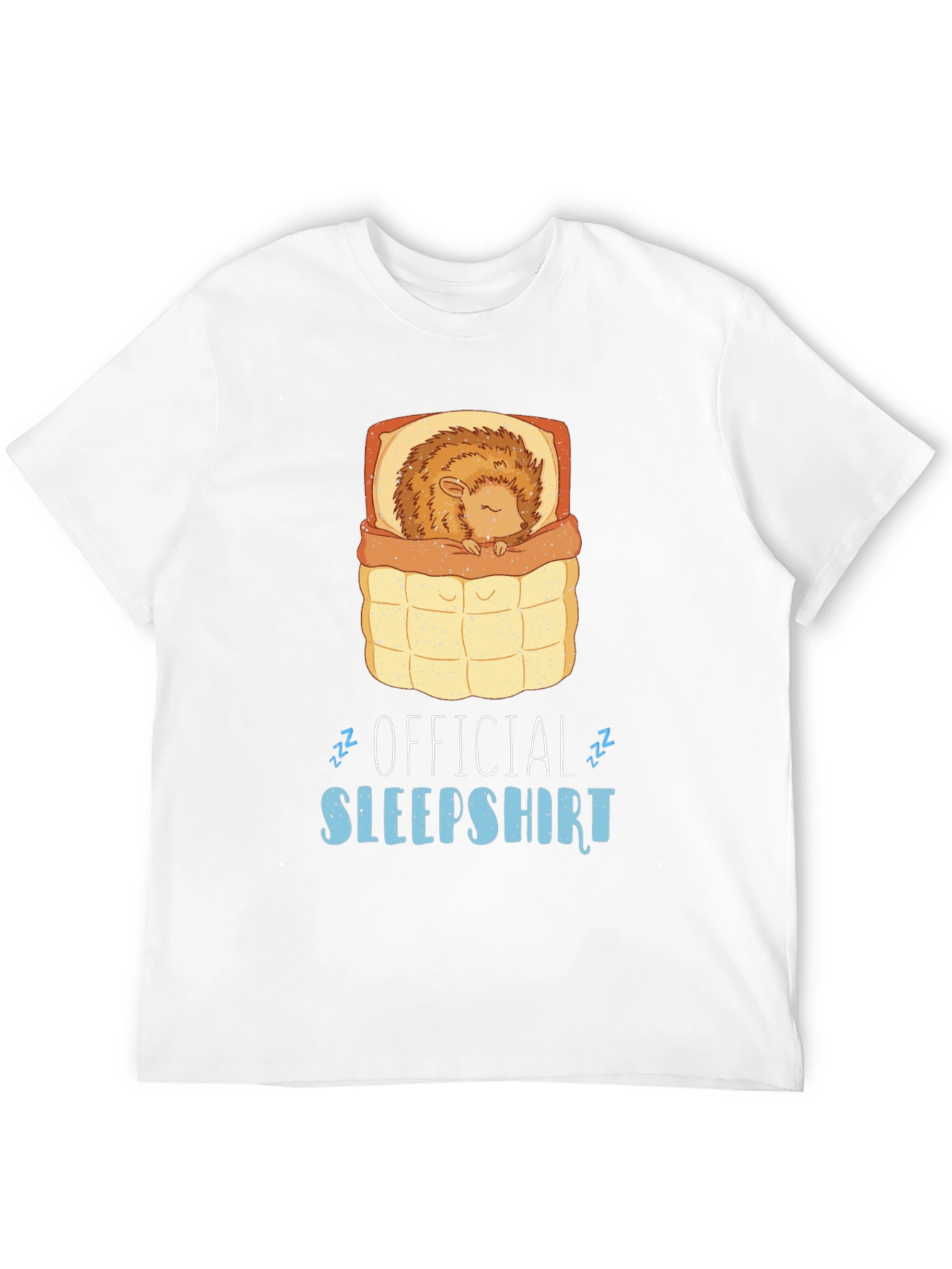 Official Sleepshirt Funny Hedgehog Pajama T-Shirt