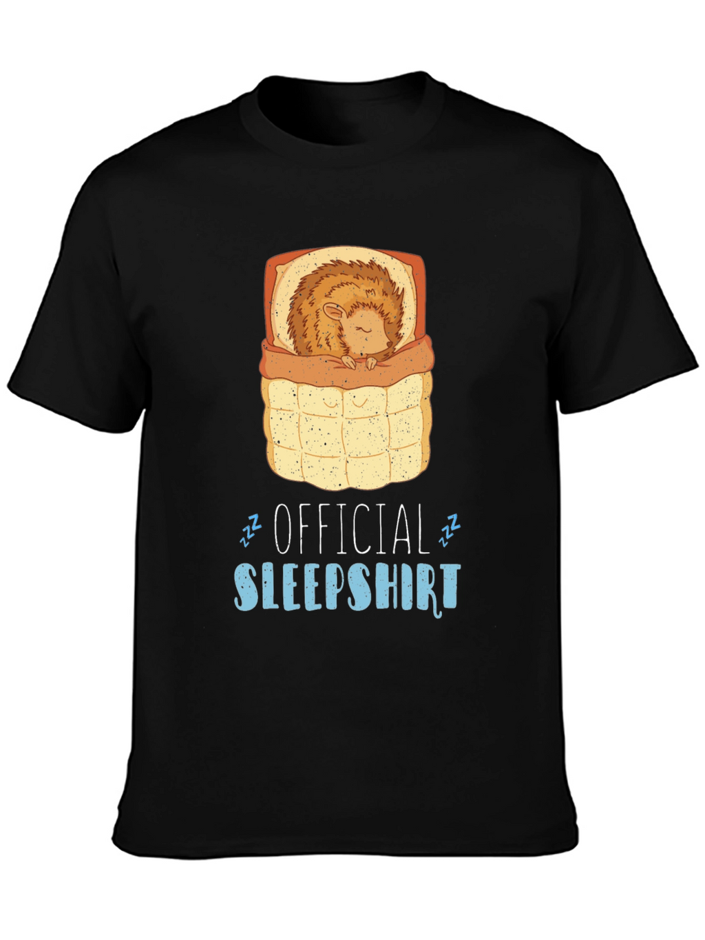 Official Sleepshirt Funny Hedgehog Pajama T-Shirt