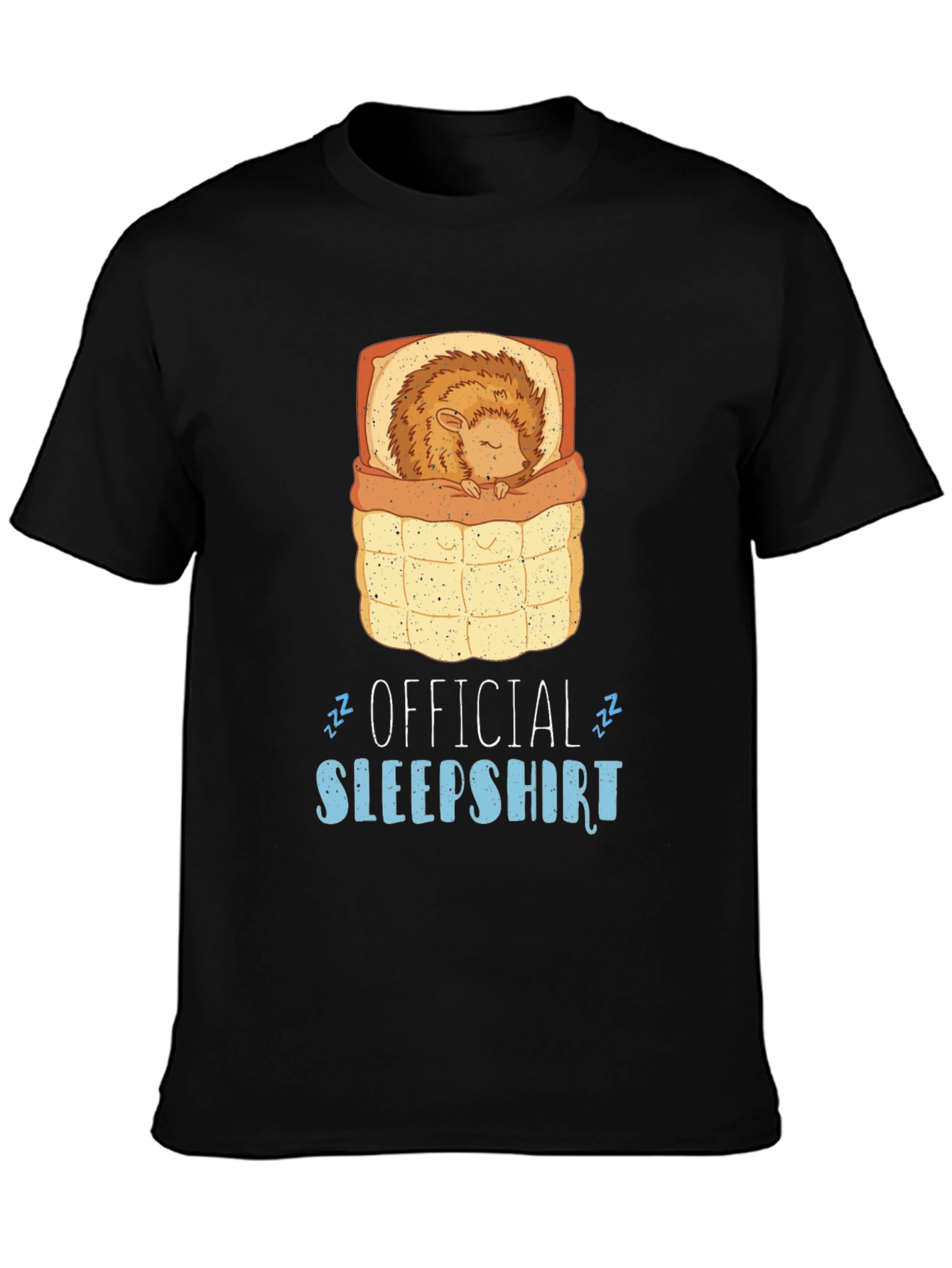 Official Sleepshirt Funny Hedgehog Pajama T-Shirt