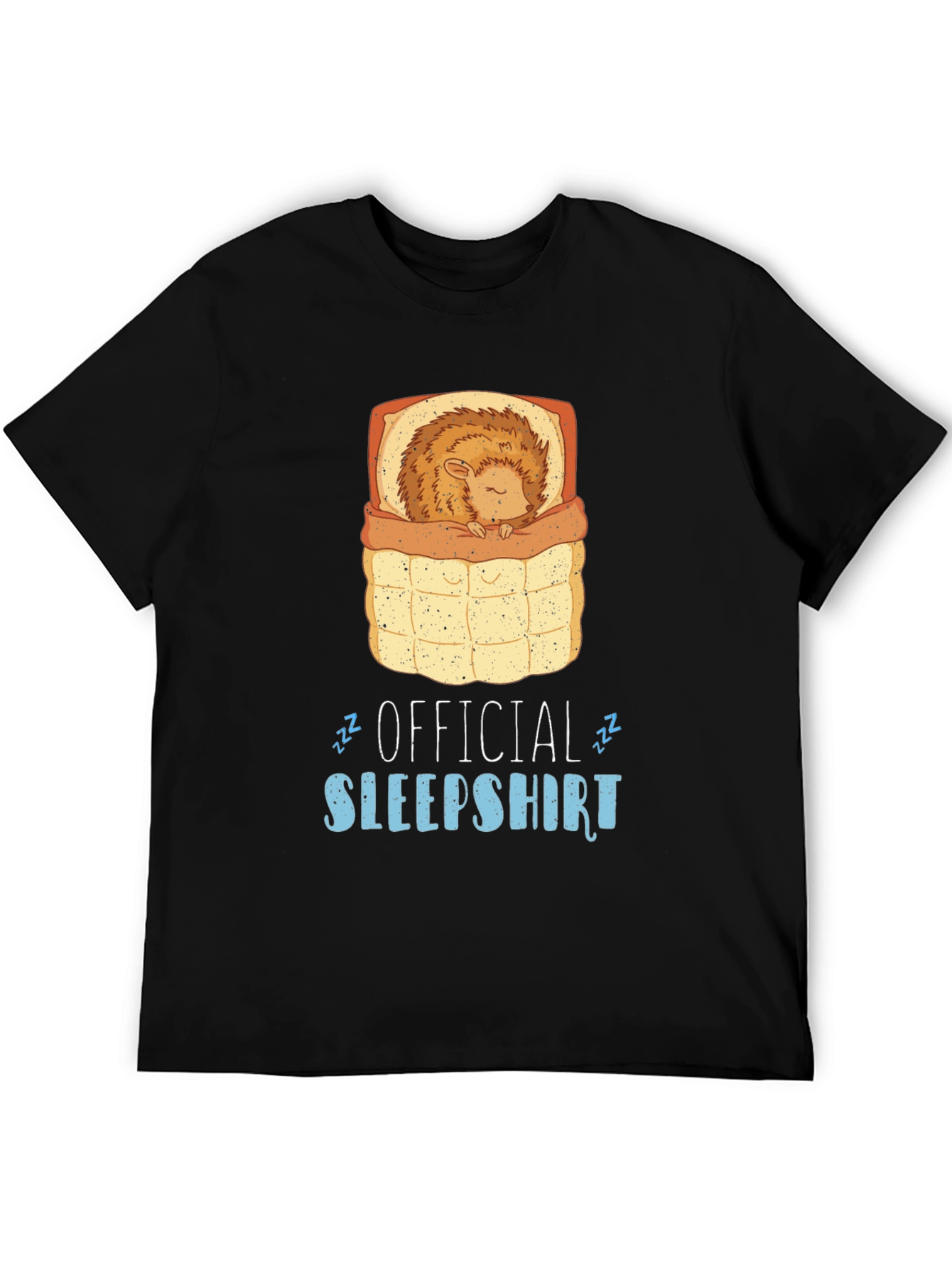 Official Sleepshirt Funny Hedgehog Pajama T-Shirt