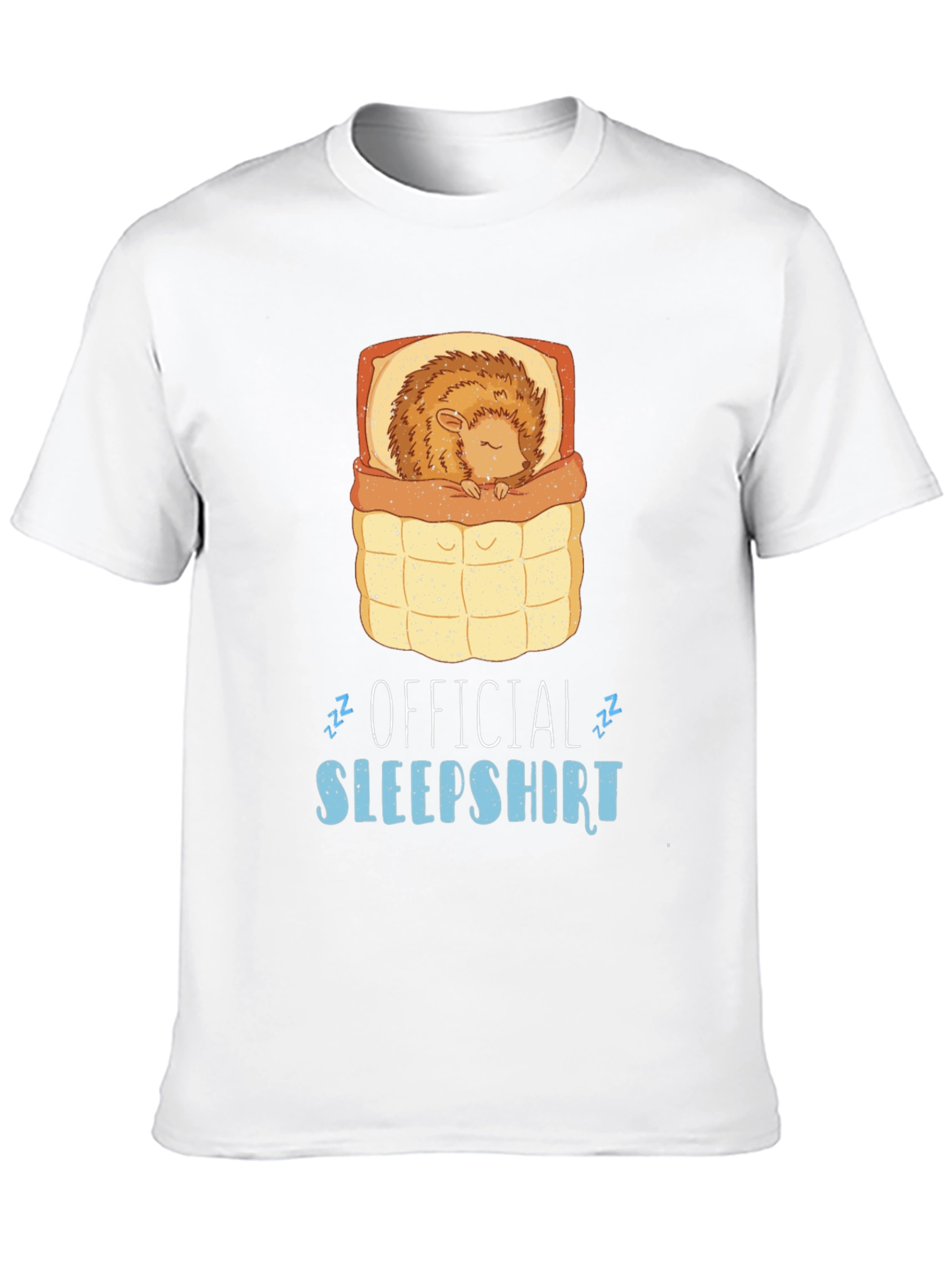 Official Sleepshirt Funny Hedgehog Pajama T-Shirt