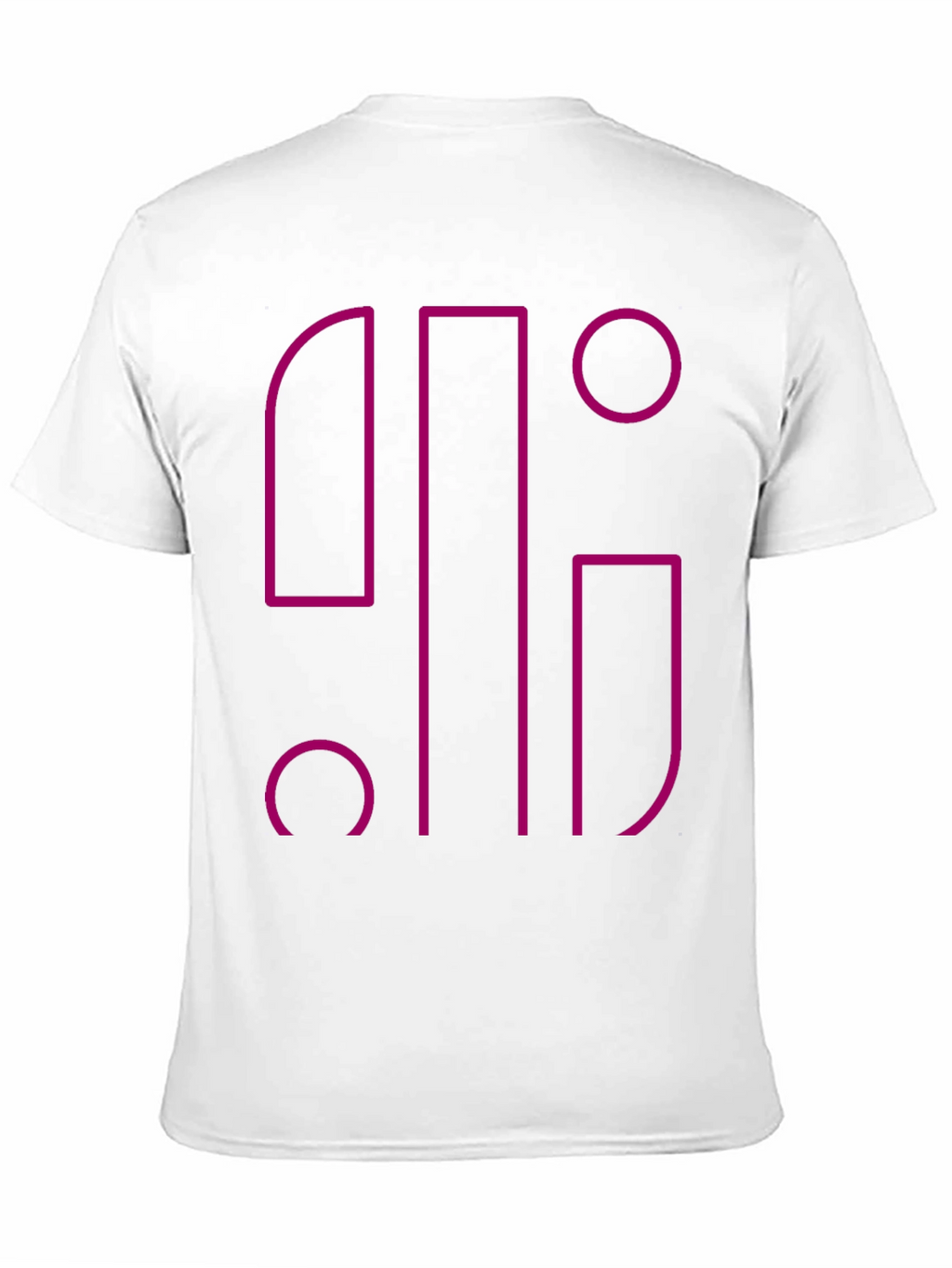 Abstract Geometric Graphic Black T-Shirt
