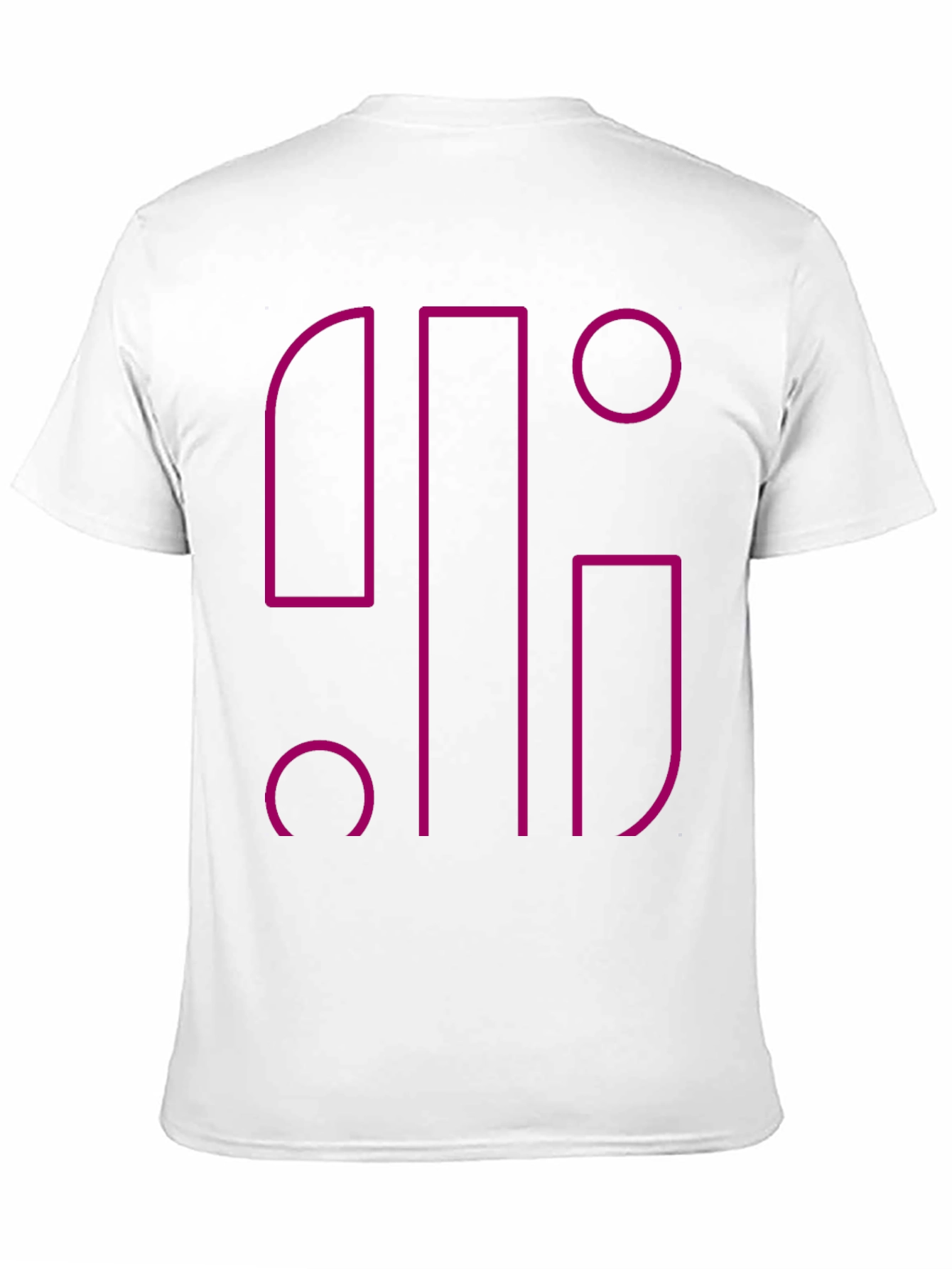 Abstract Geometric Graphic Black T-Shirt