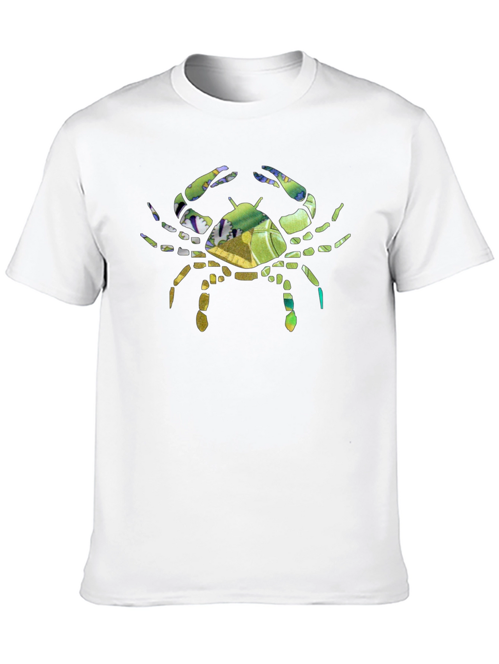 Crab Graphic Tee - Tropical Style
