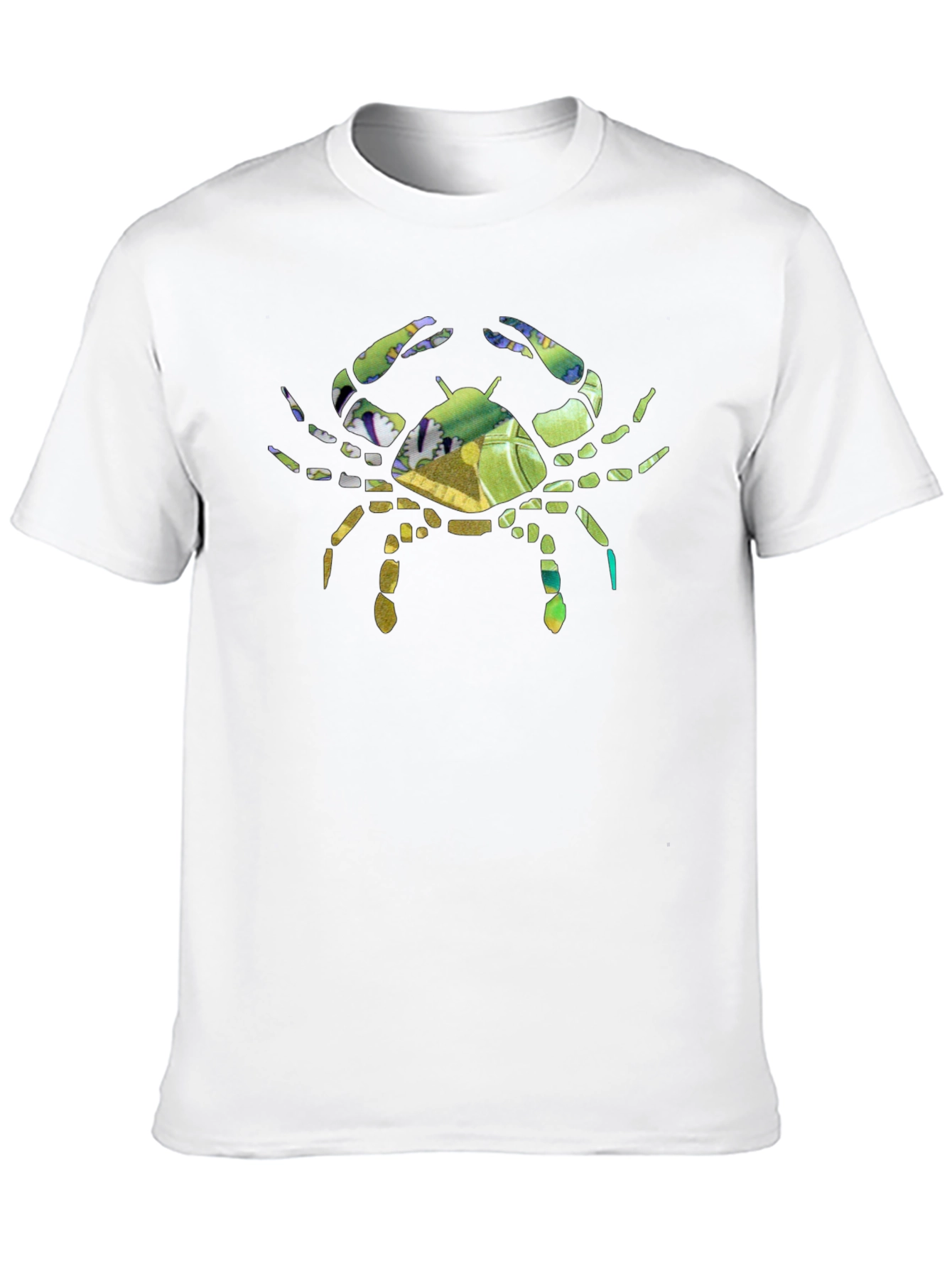 Crab Graphic Tee - Tropical Style