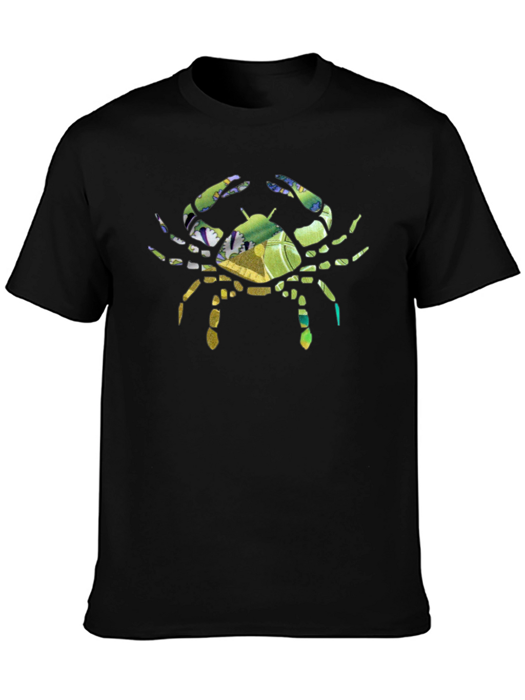 Crab Graphic Tee - Tropical Style