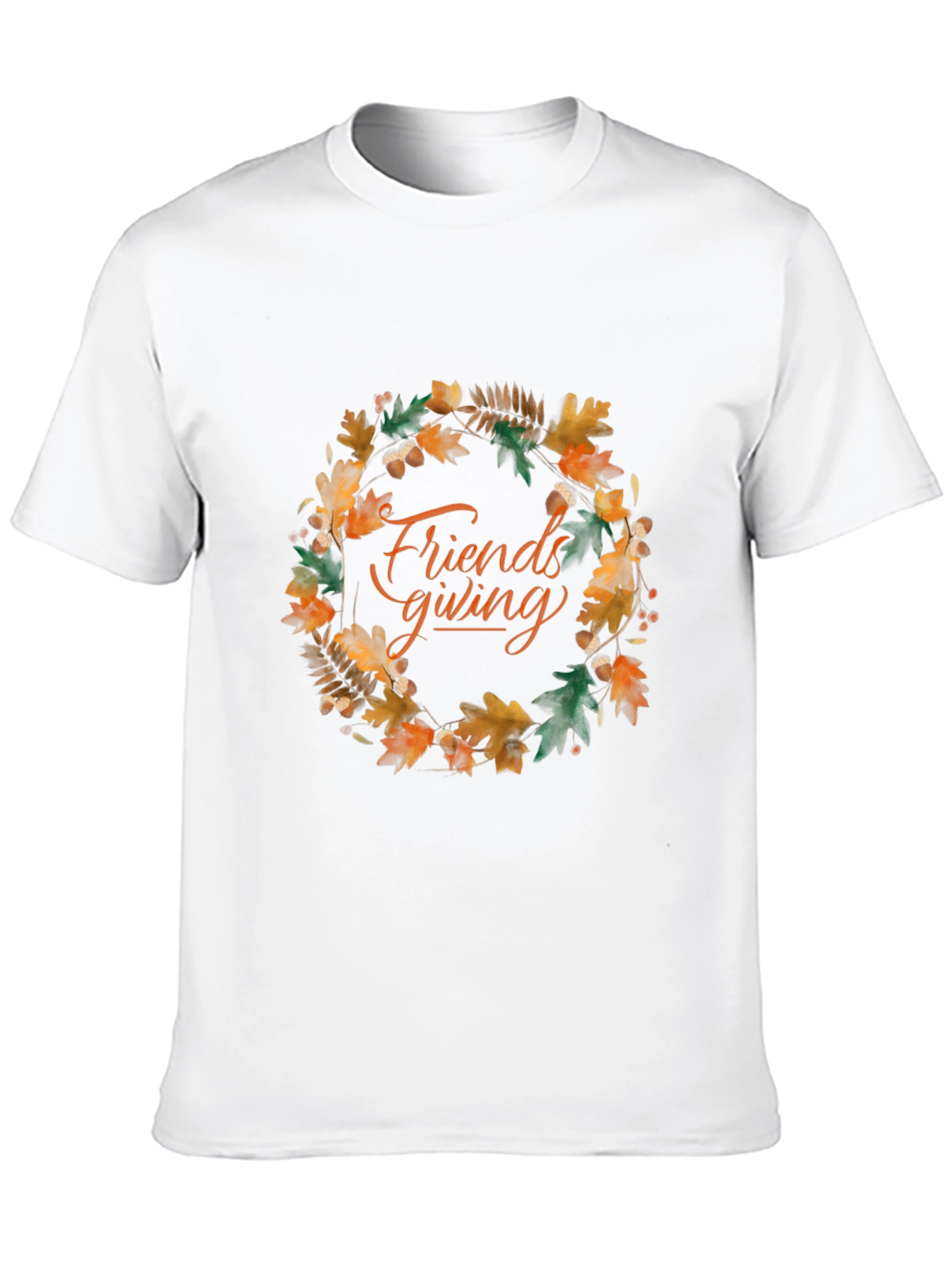 Friendsgiving Autumn Wreath Graphic Tee
