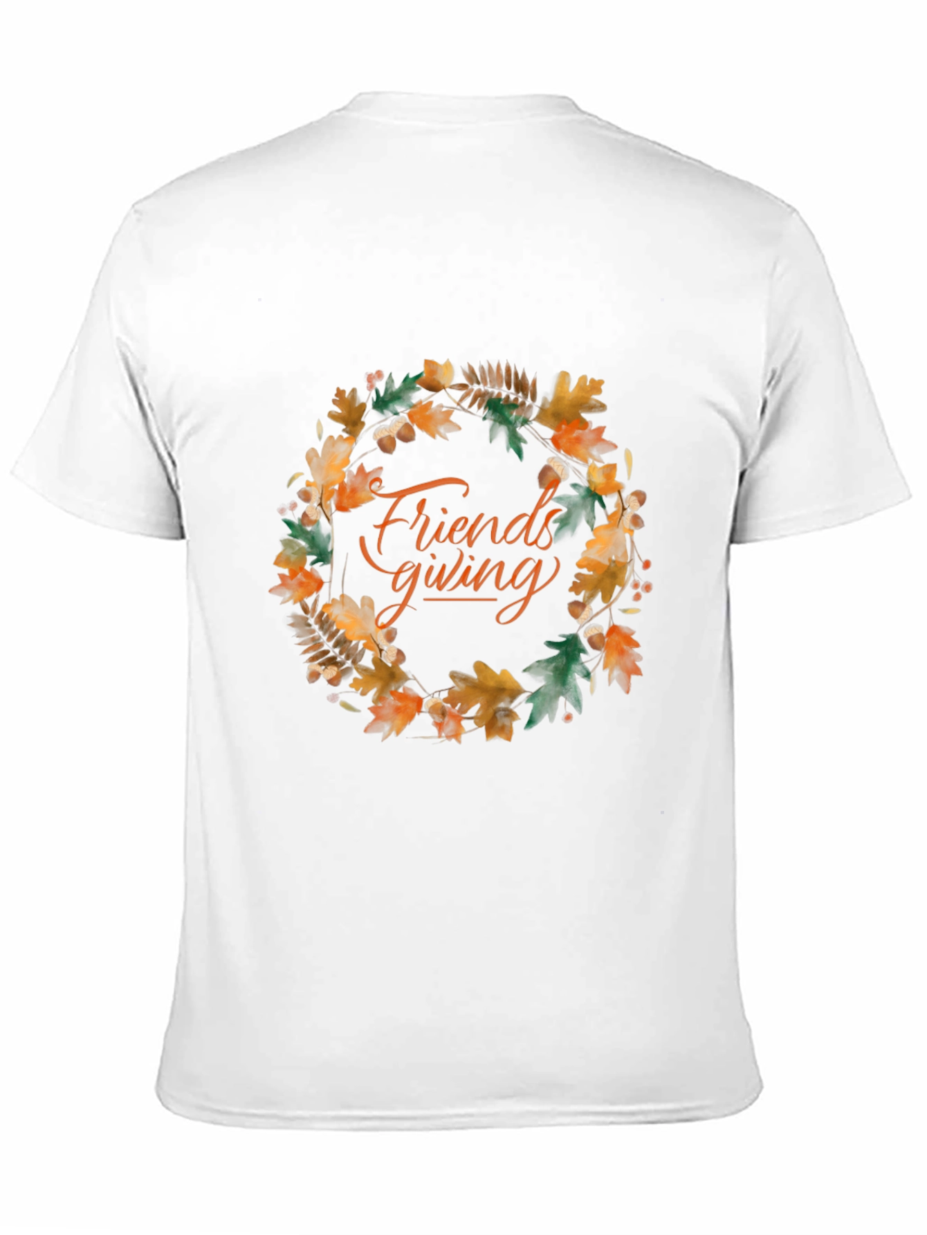 Friendsgiving Autumn Wreath Graphic Tee