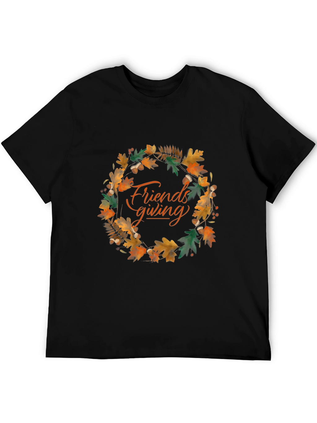 Friendsgiving Autumn Wreath Graphic Tee