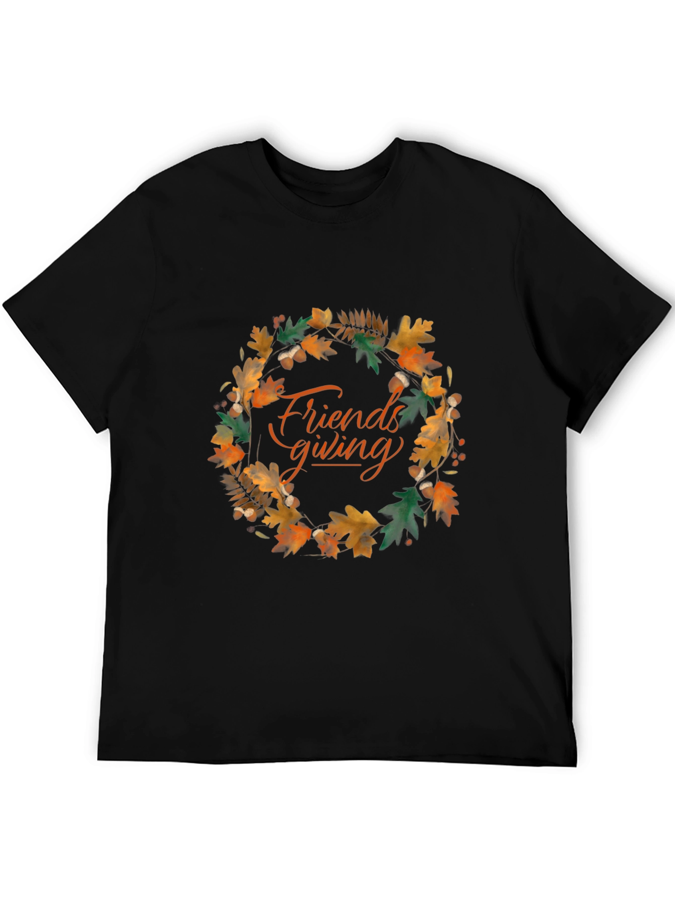 Friendsgiving Autumn Wreath Graphic Tee