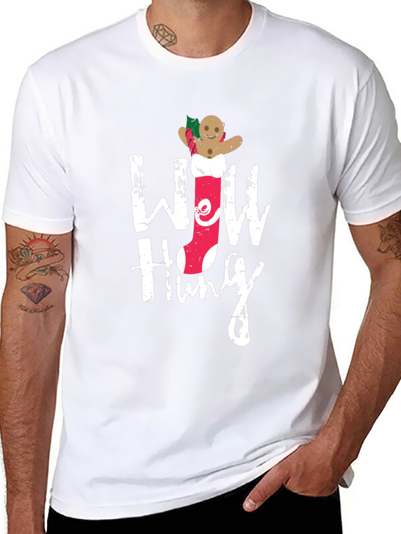 Well Hung Christmas T-Shirt